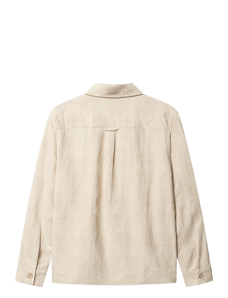 Gabba - GABaustin Reso Raw LS Overshirt - overshirts - lt. sand - 2