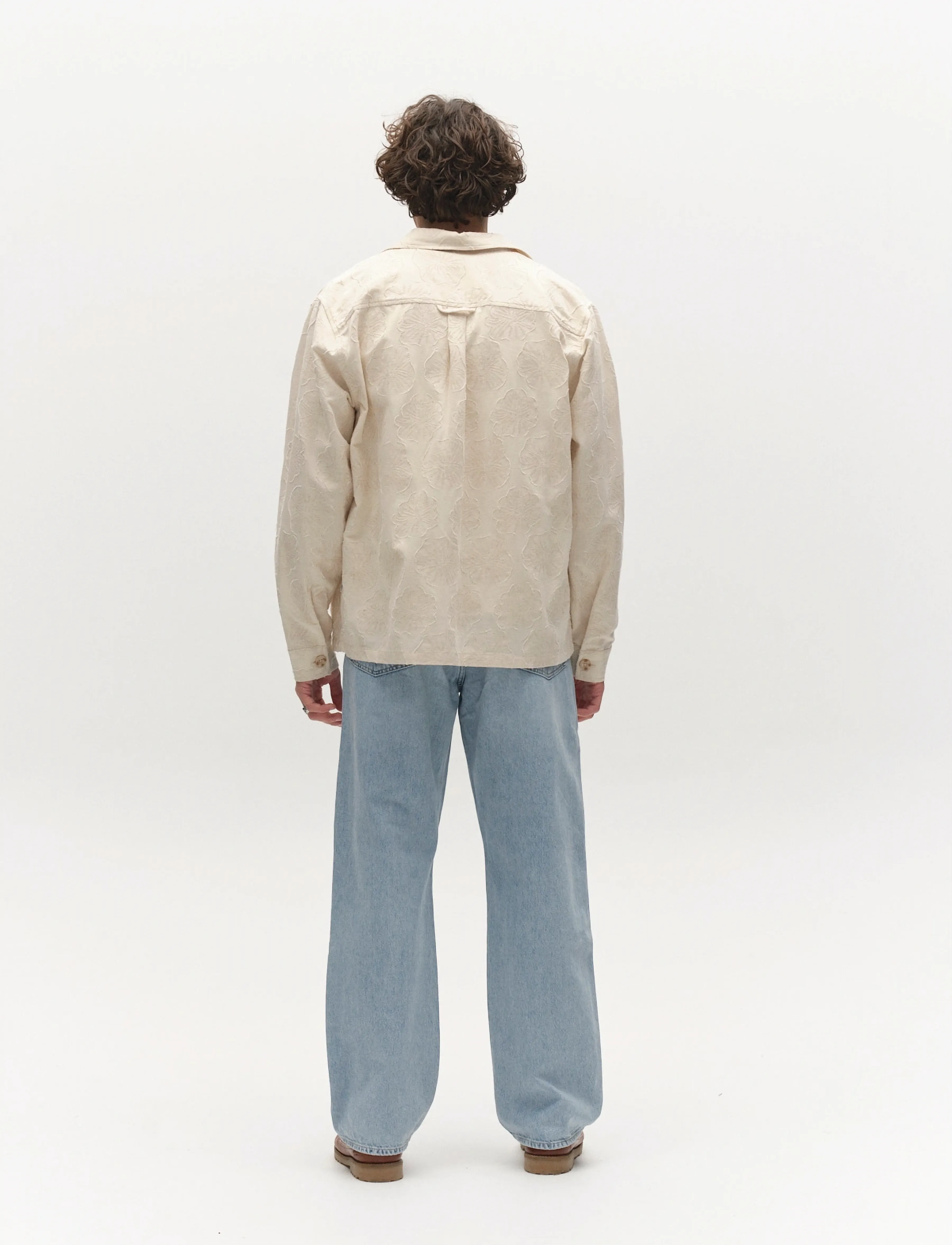 Gabba - GABaustin Reso Raw LS Overshirt - pealissärgid - lt. sand - 4