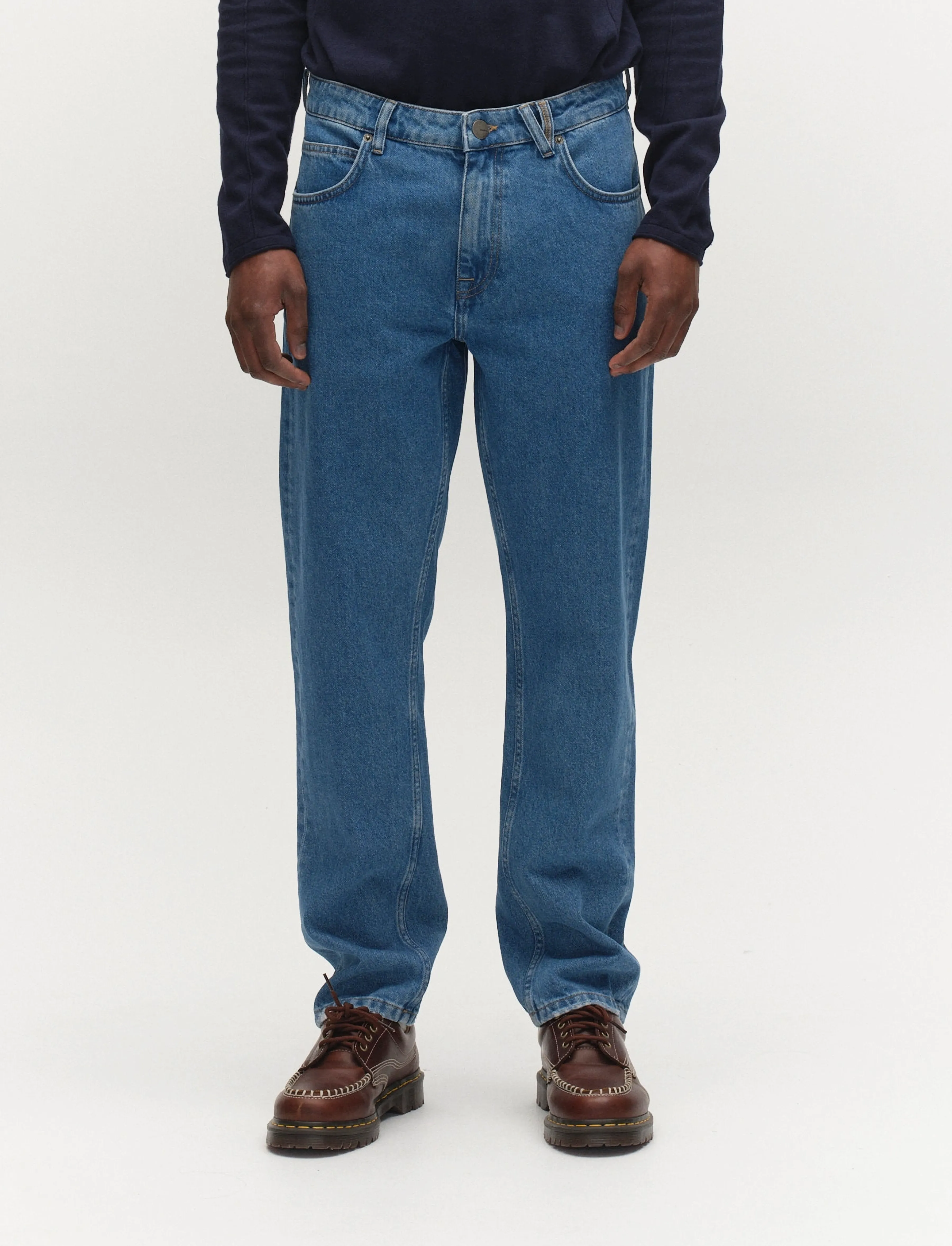 Gabba - GABmarc 5poc Mid Jeans - regular jeans - mid blue denim - 0