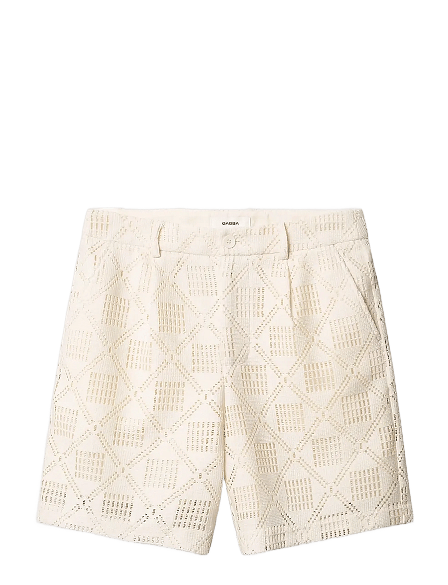 Gabba - GABjoli Ted Croch Shorts GRS - casual shorts - birch - 1