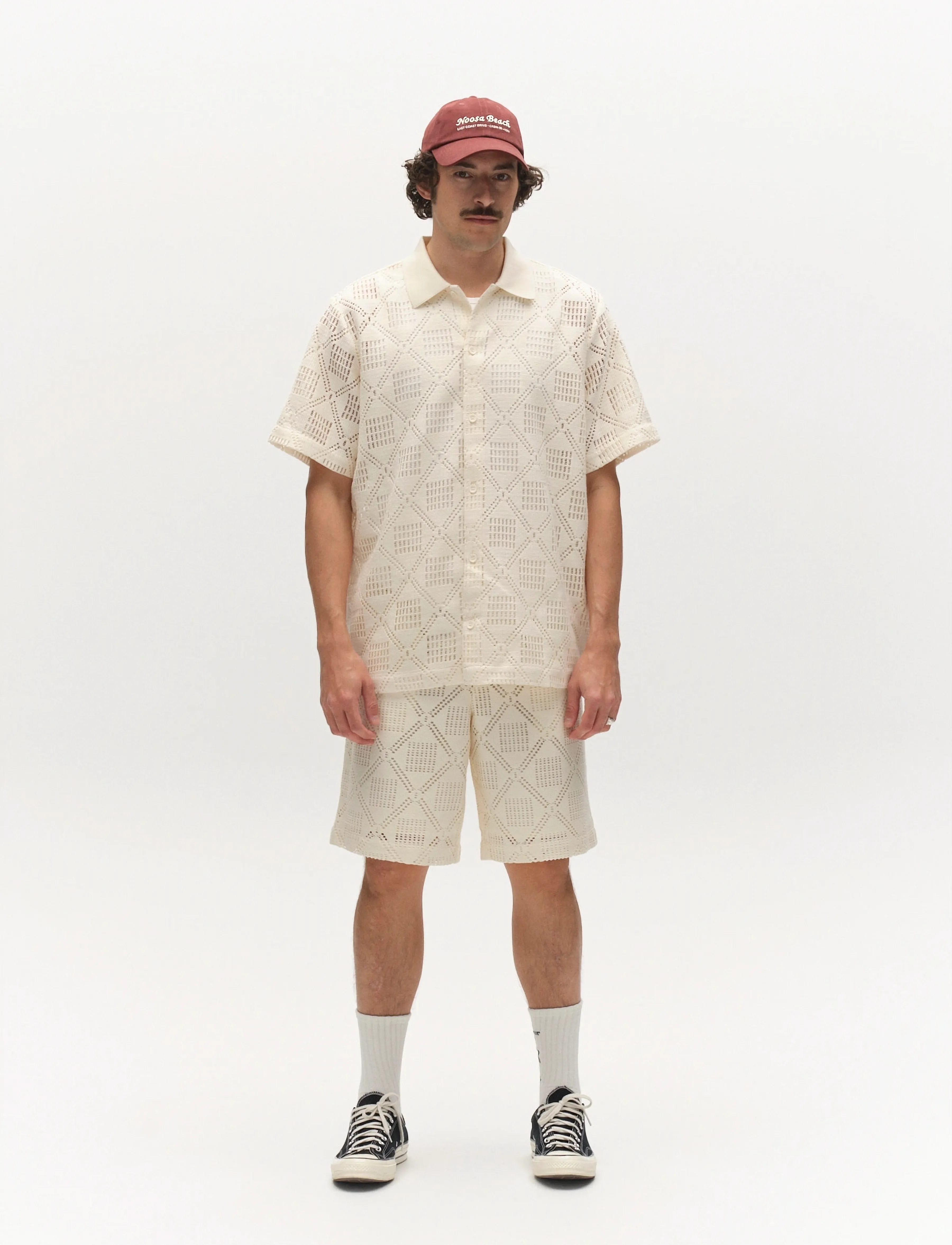 Gabba - GABjoli Ted Croch Shorts GRS - casual shorts - birch - 3