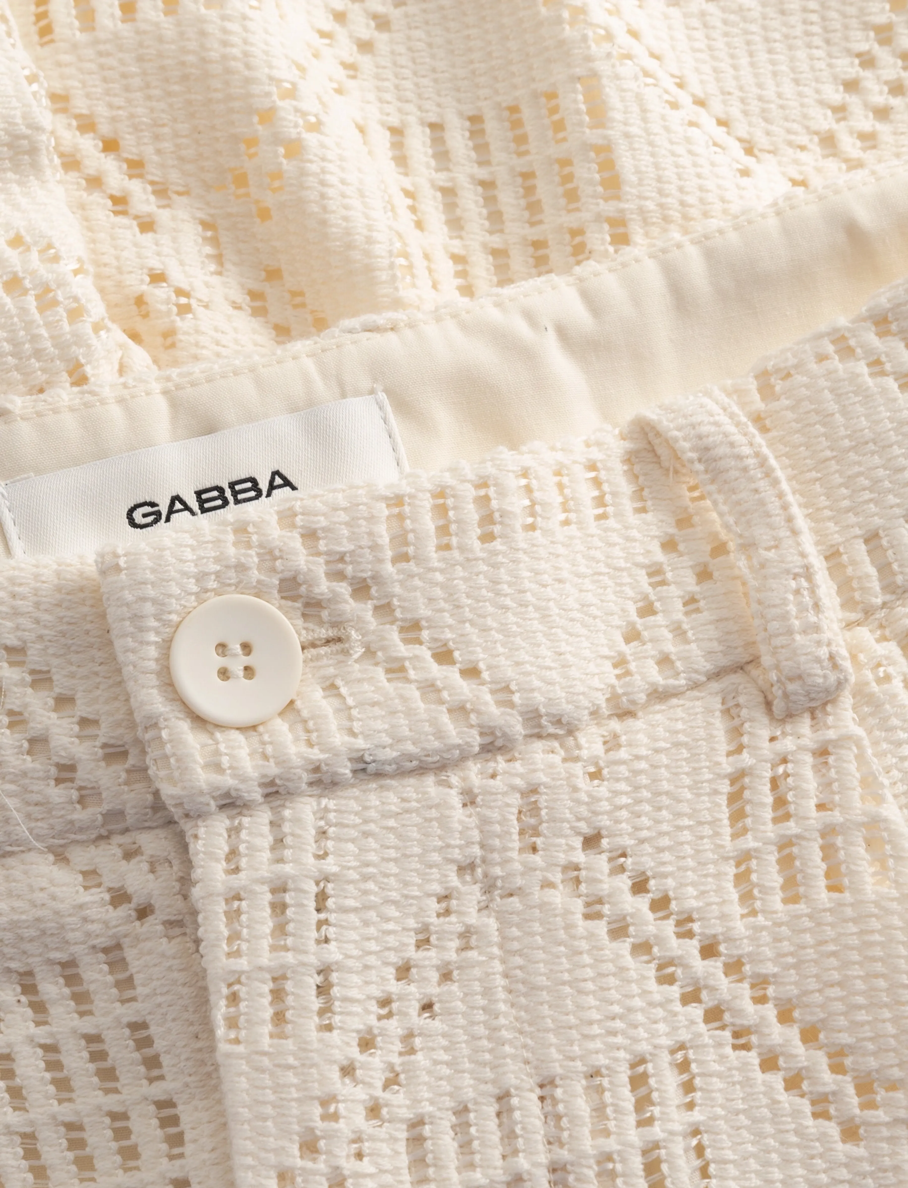 Gabba - GABjoli Ted Croch Shorts GRS - casual shorts - birch - 5