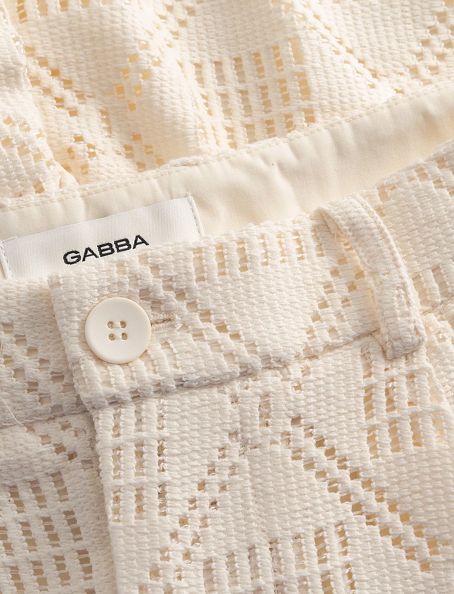 Gabba - GABjoli Ted Croch Shorts GRS - casual shorts - birch - 5
