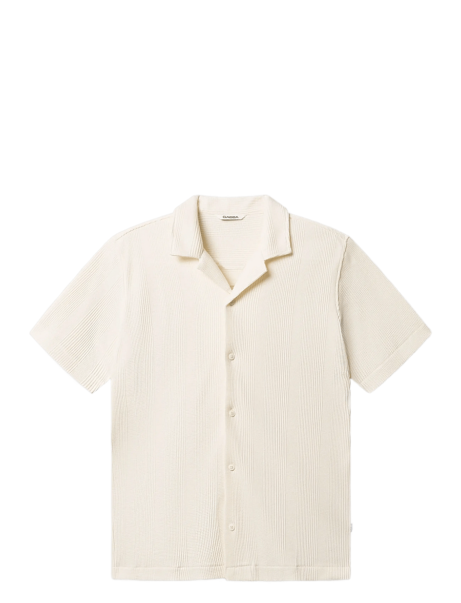 Gabba - GABvalente Wup SS T-Shirt - short-sleeved shirts - bone white - 1