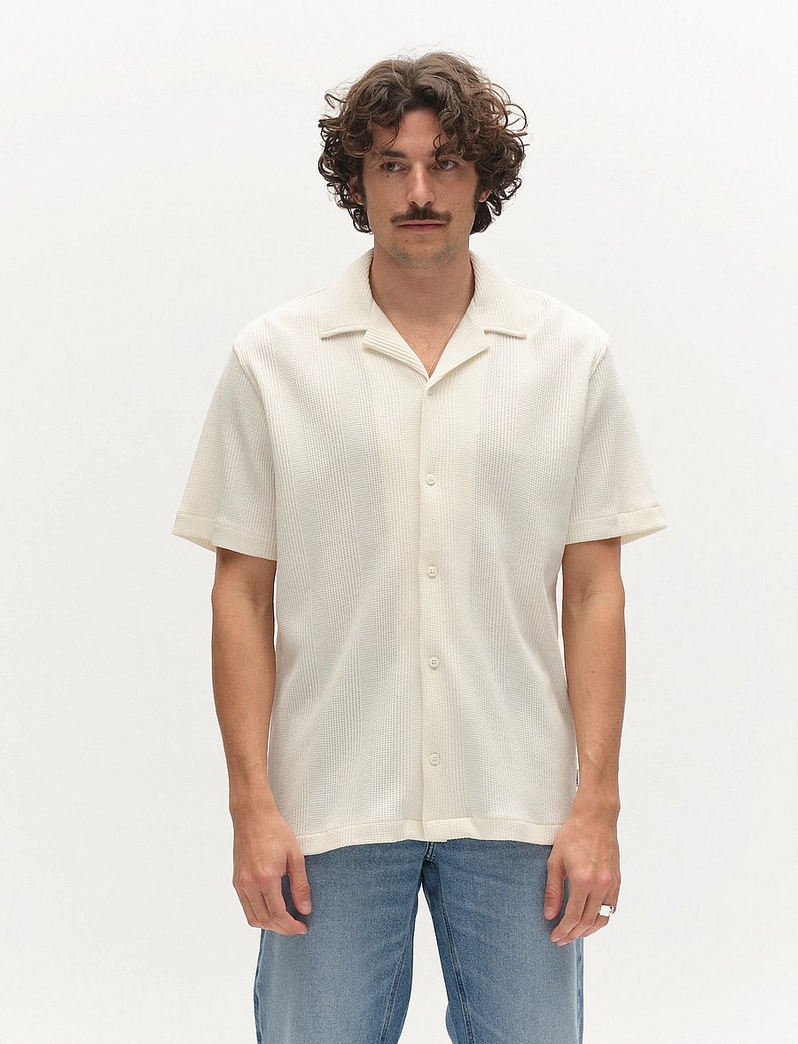 Gabba - GABvalente Wup SS T-Shirt - short-sleeved shirts - bone white - 0