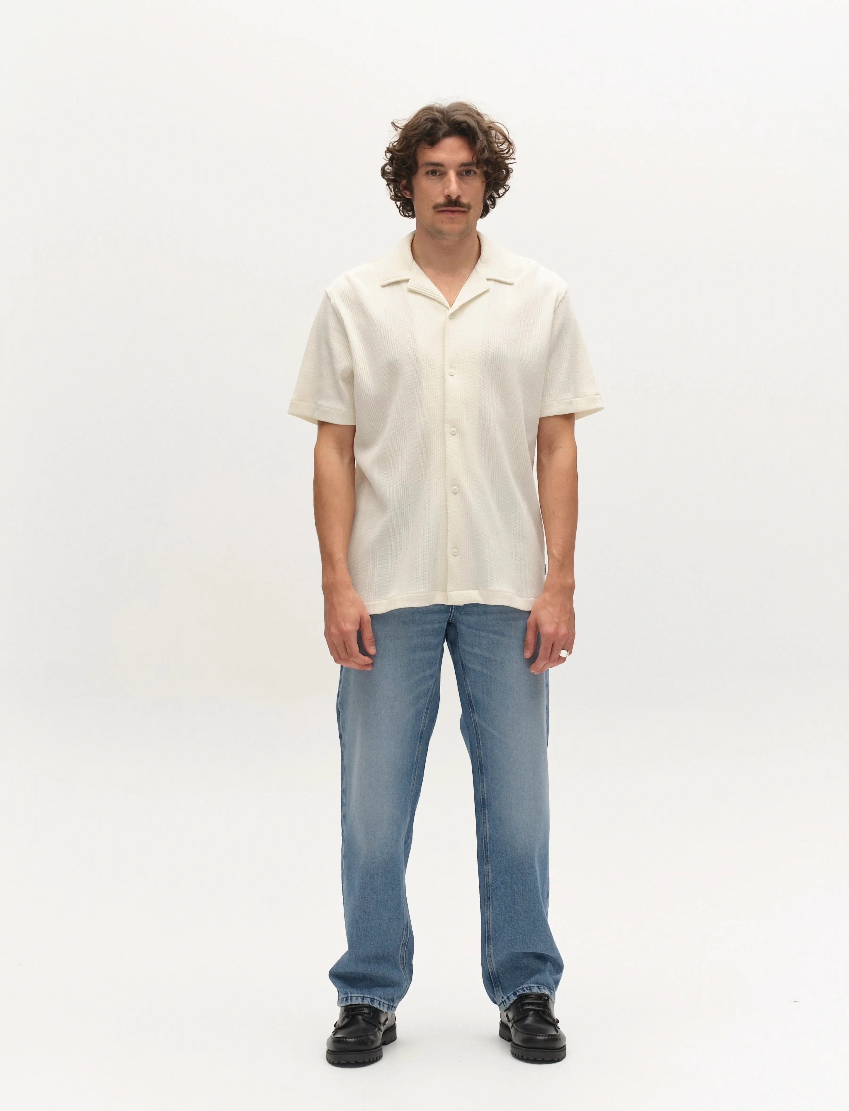 Gabba - GABvalente Wup SS T-Shirt - kortærmede skjorter - bone white - 3