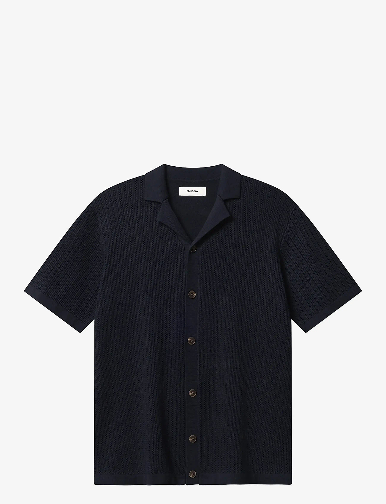 Gabba - GABgeno Resort Bride SS Knit - polostrik - navy - 1