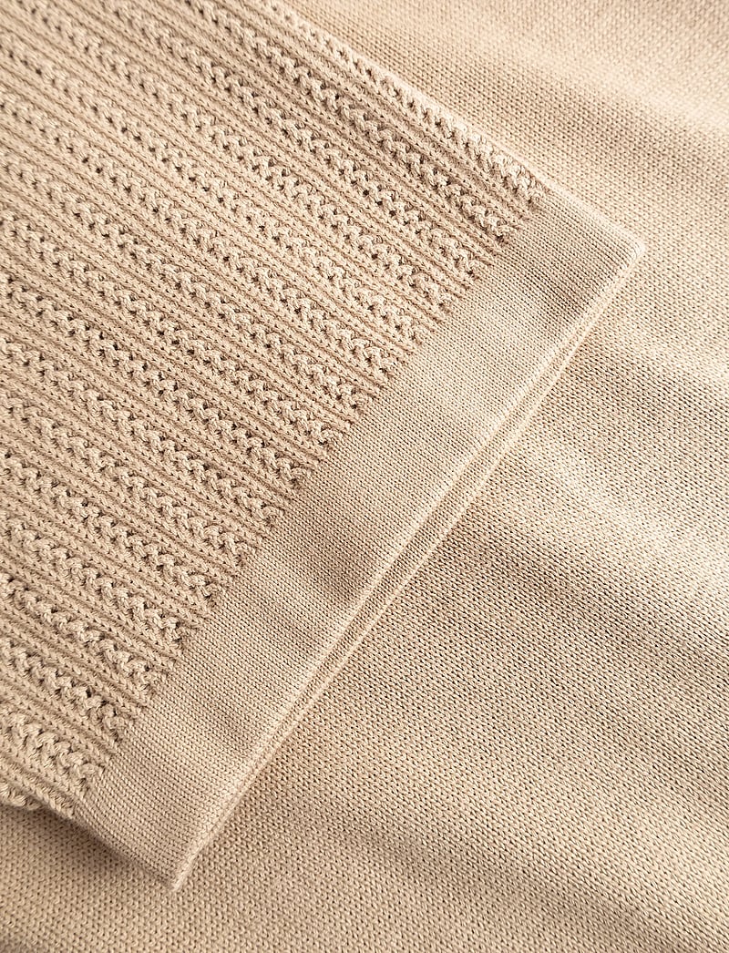 Gabba - GABgeno Resort Bride SS Knit - gestrickte polohemden - sand - 4