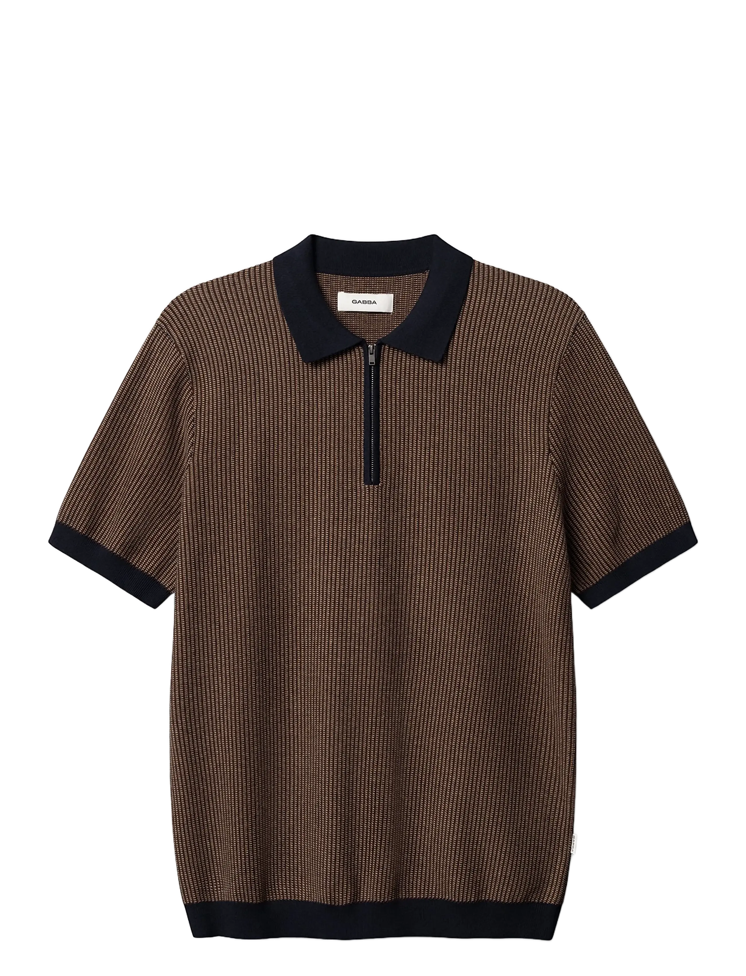 GABBA Gaboswald Retro Ss Knit Navy - M - Herren