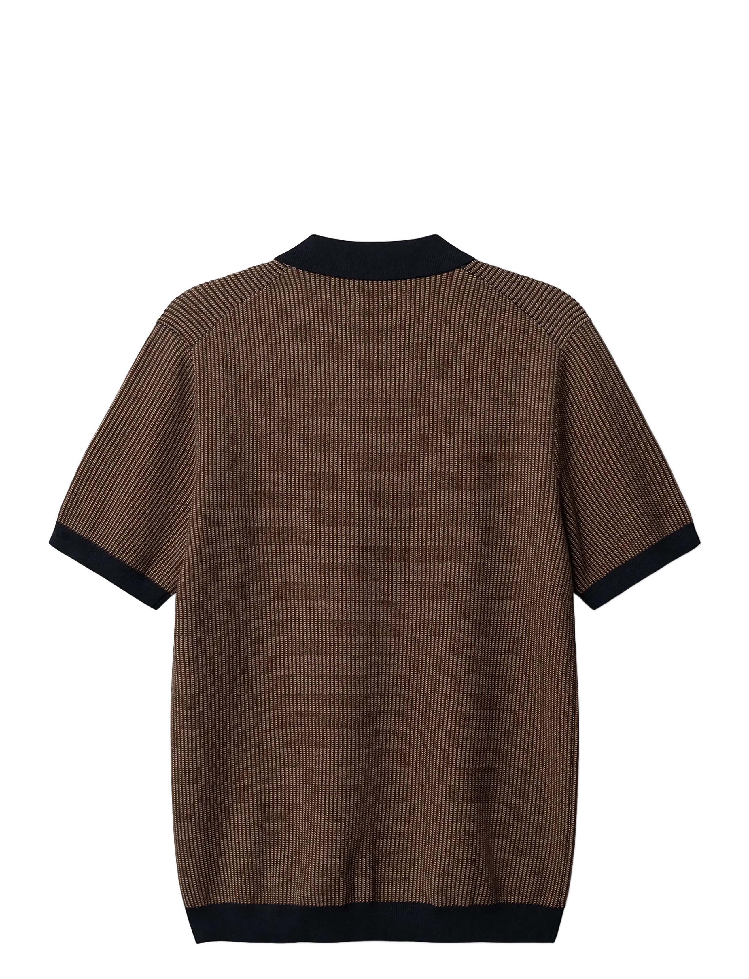 Gabba - GABoswald Retro SS Knit - mehed - navy - 2