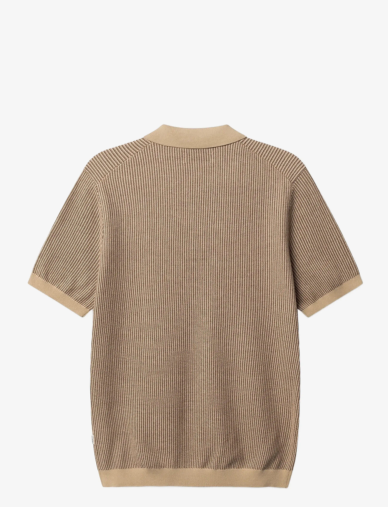 Gabba - GABoswald Retro SS Knit - polostrik - walnut - 2