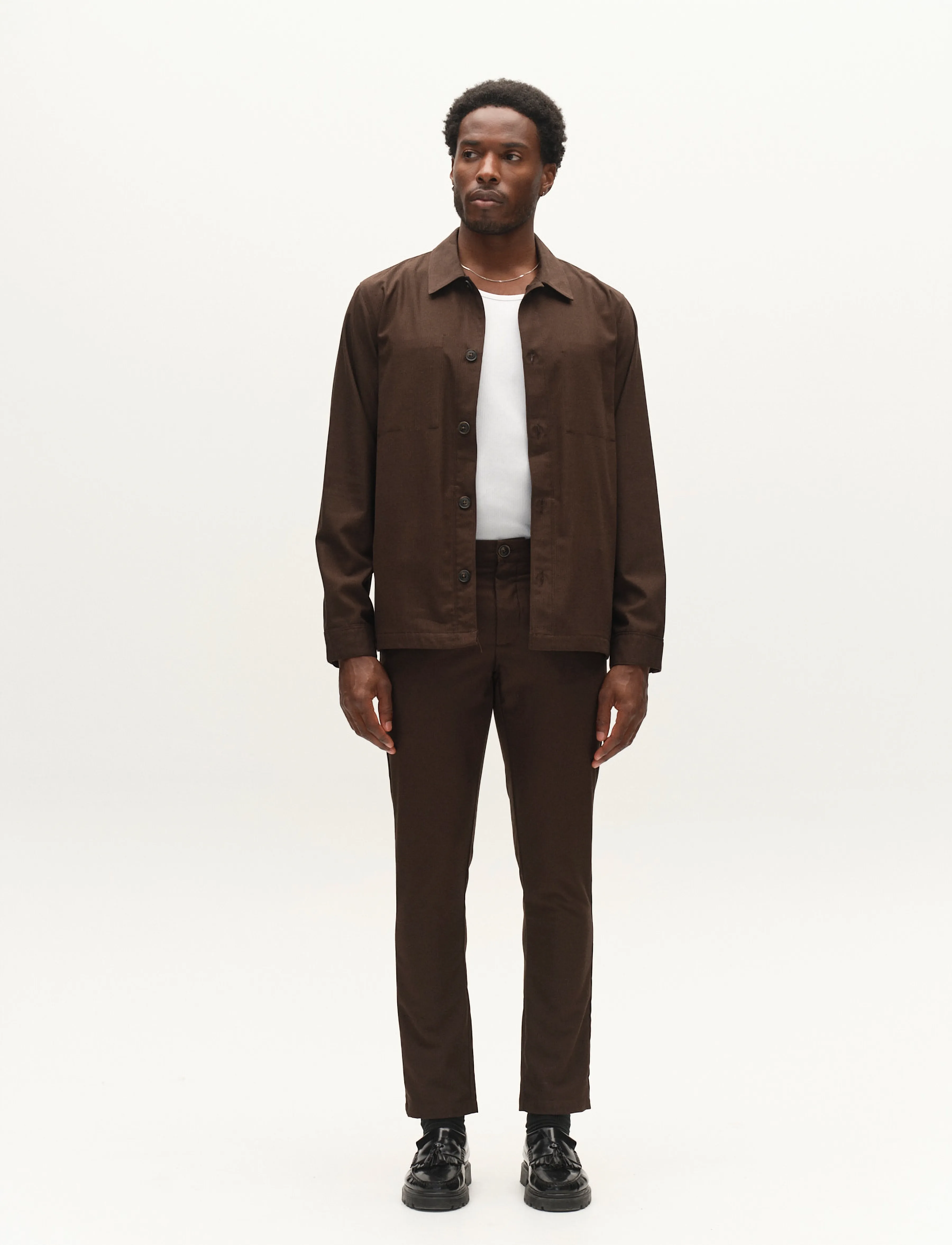 Gabba GABpaul Deme Pant - Skandinavisk - BROWN SLATE / brown