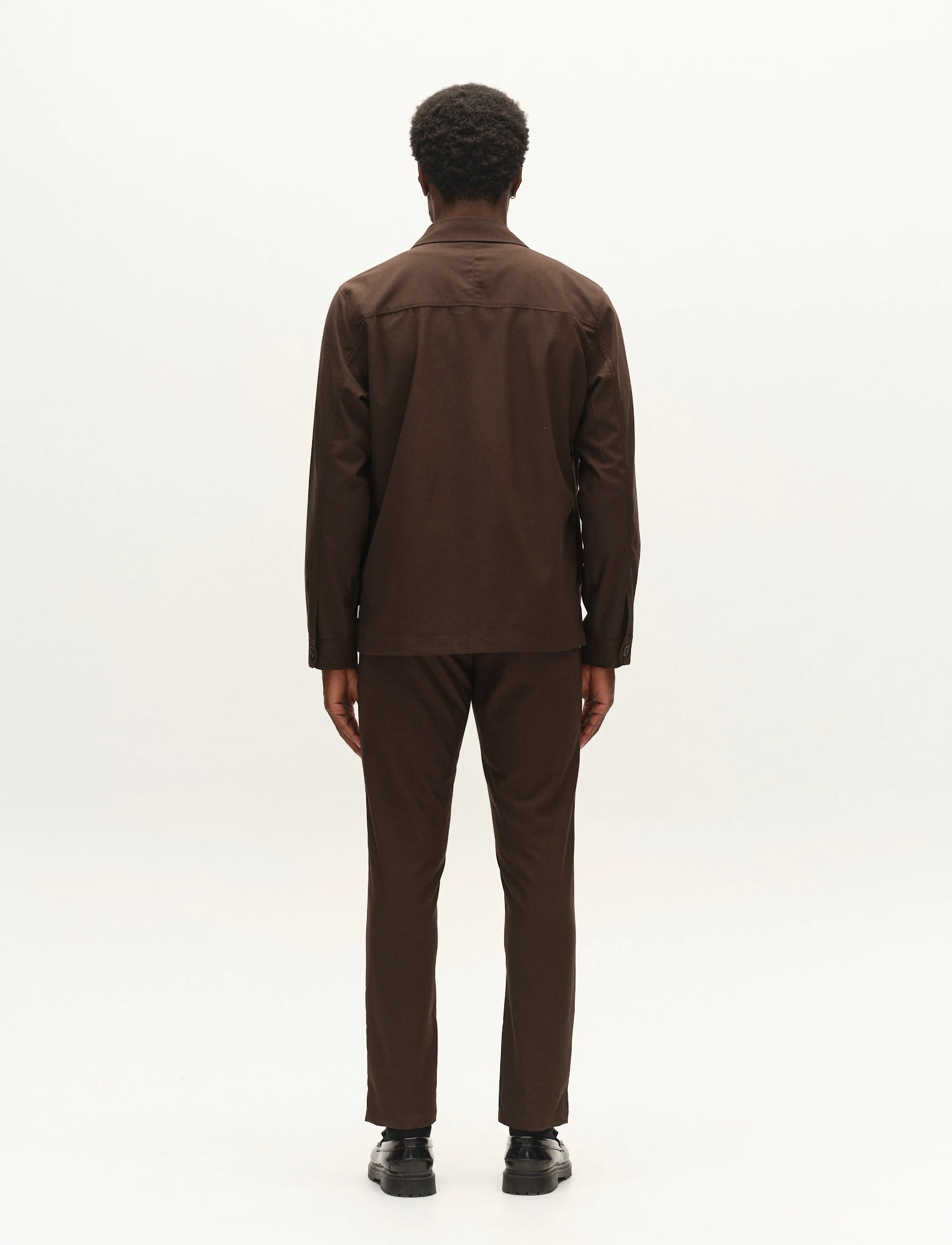 Gabba - GABpaul Deme Pant - byxor & jeans - brown slate - 3