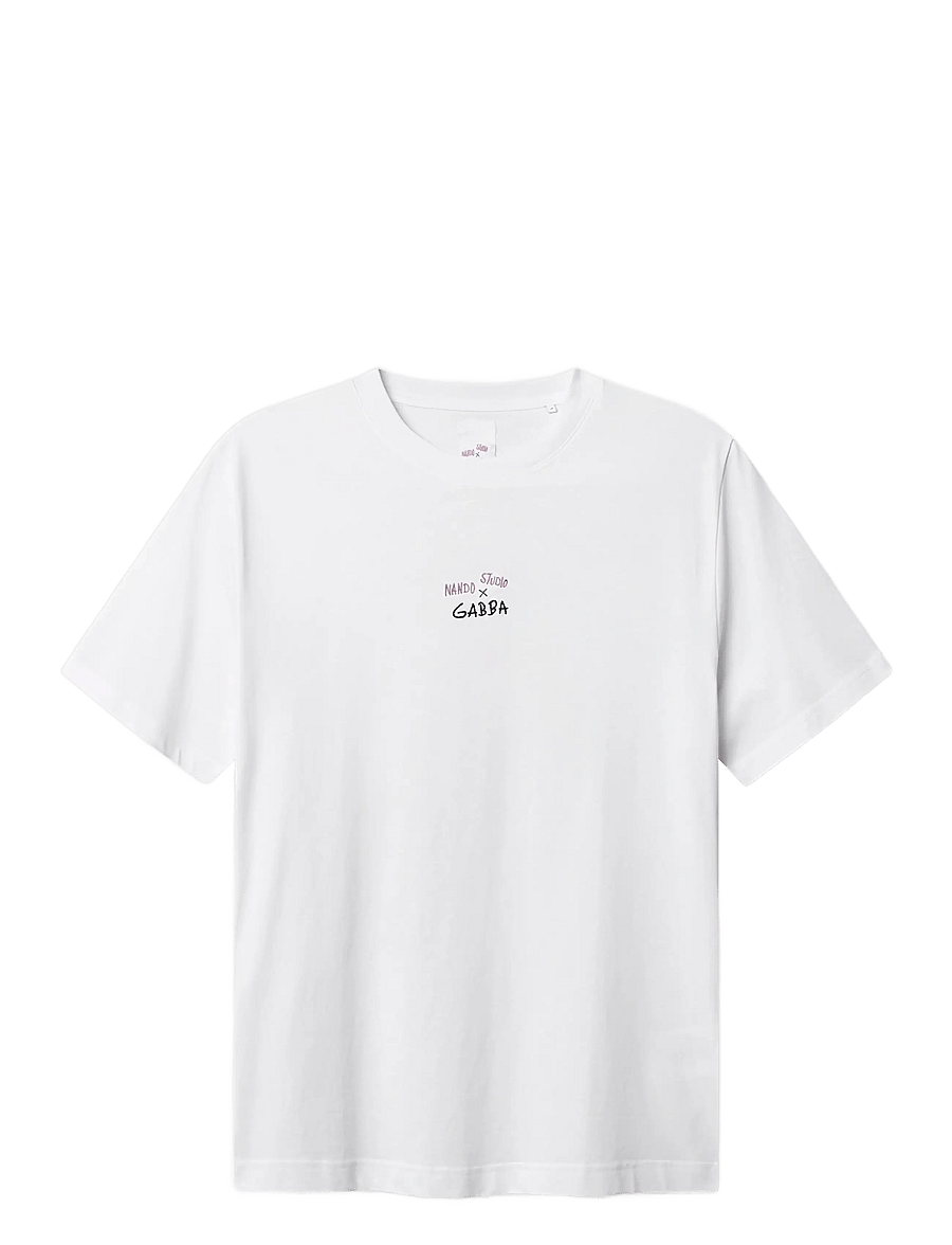 Gabba - GABnigel Nando SS T-shirt GOTS - kurzärmelig - white - 1