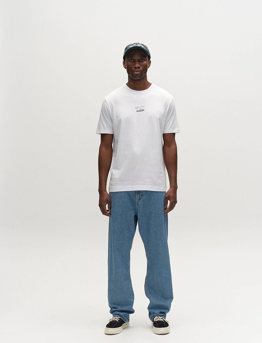 Gabba - GABnigel Nando SS T-shirt GOTS - kurzärmelig - white - 3