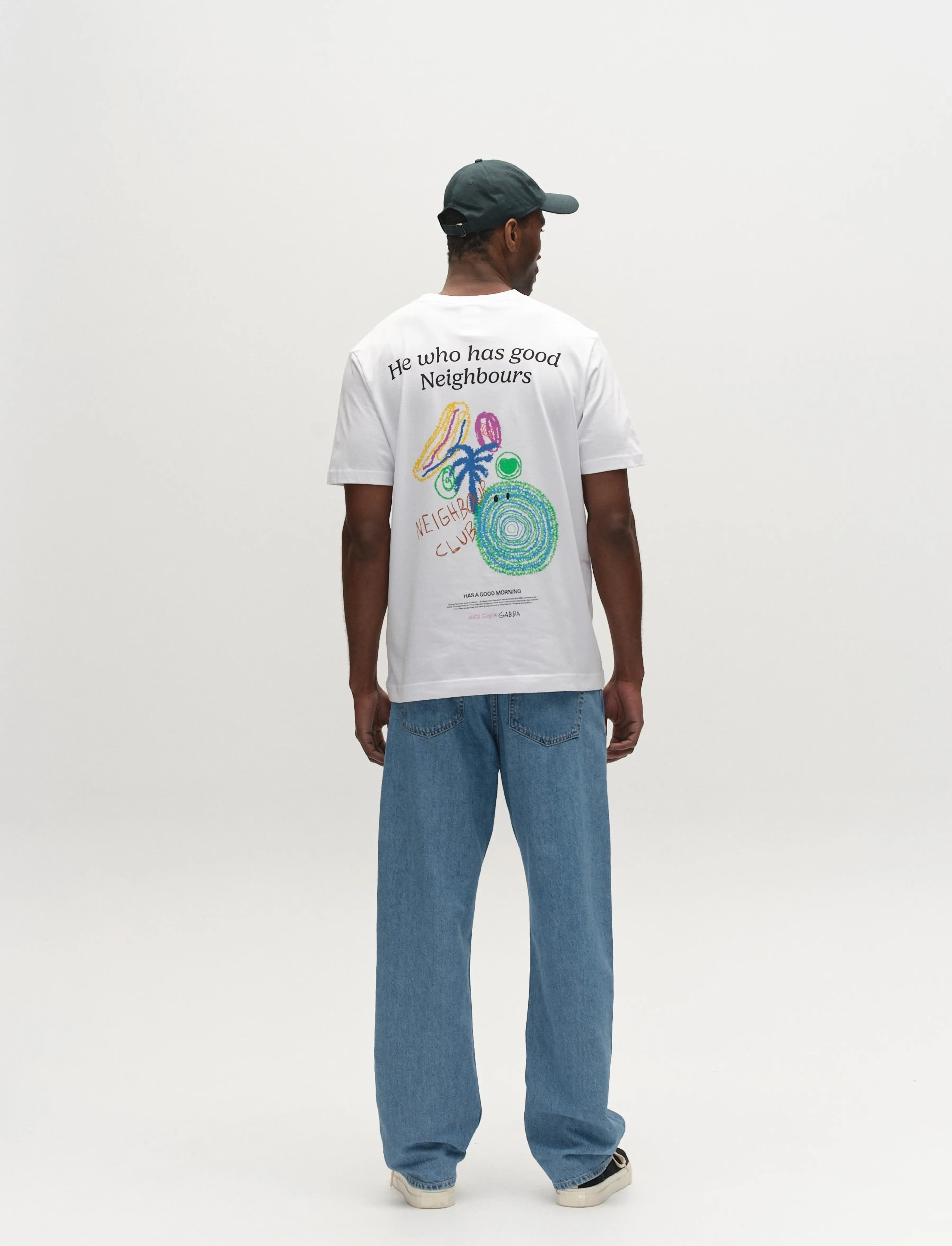 Gabba - GABnigel Nando SS T-shirt GOTS - kortærmede t-shirts - white - 4