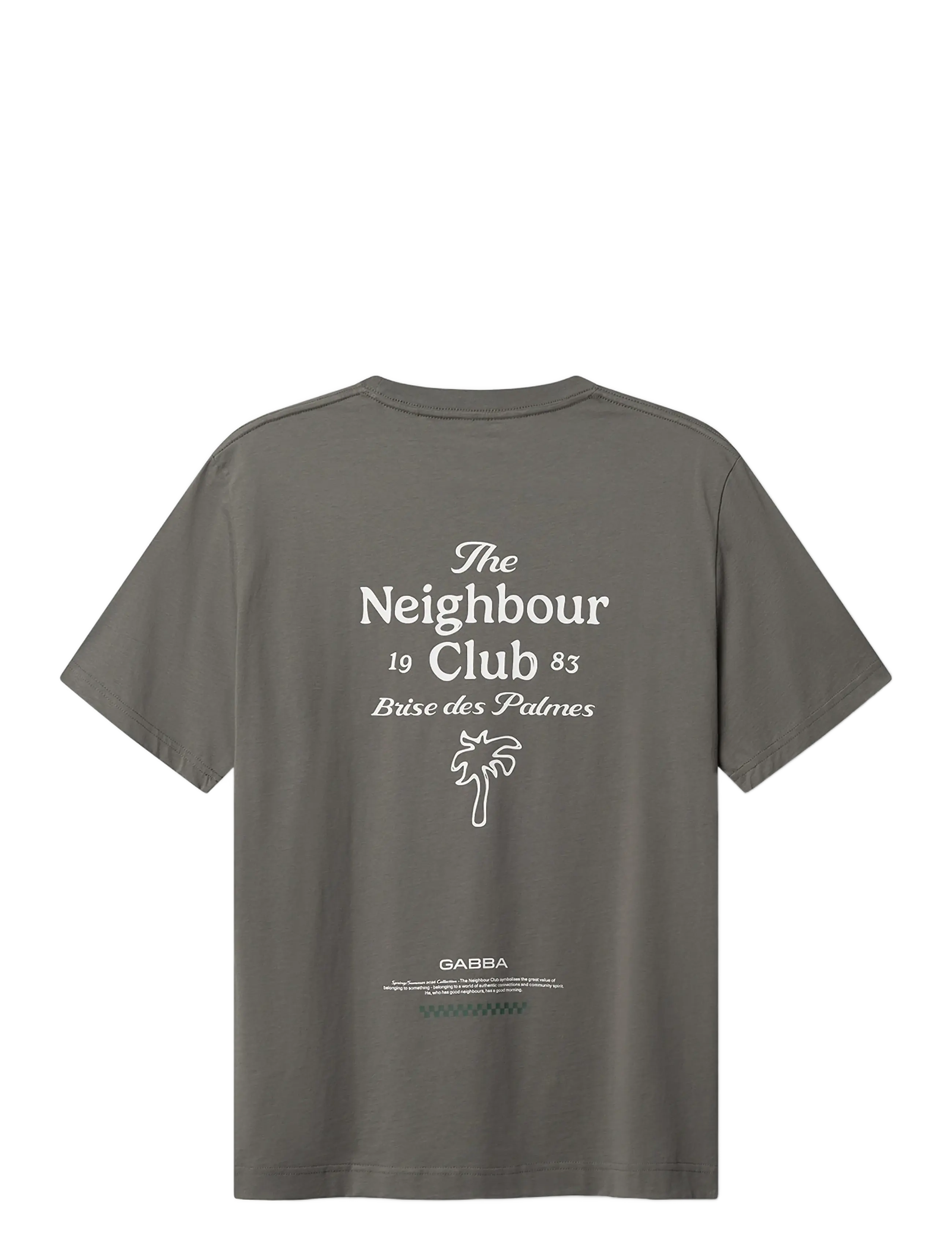 Gabba - GABnigel NBH SS T-Shirt GOTS - kortärmade t-shirts - castor gray - 2