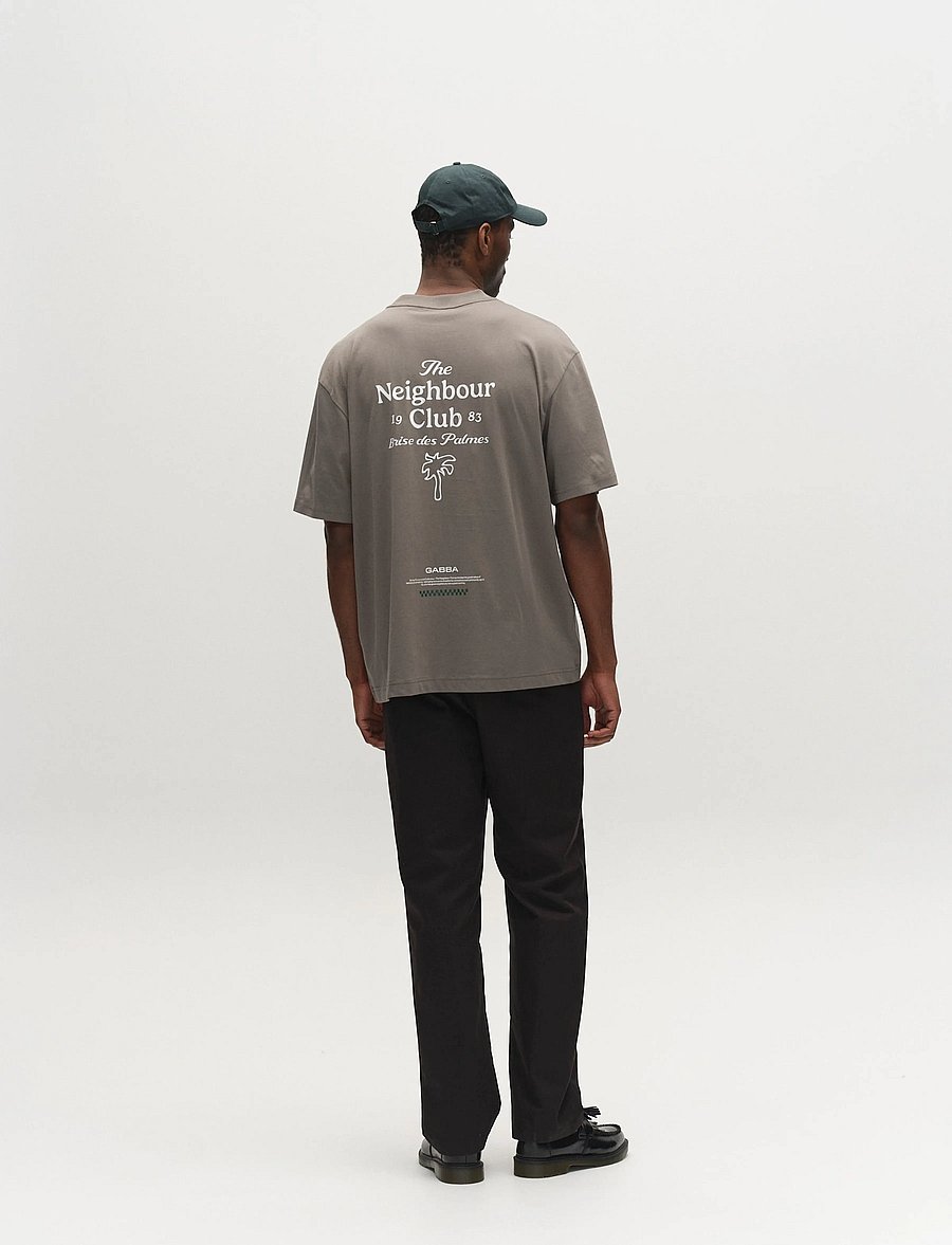 Gabba - GABnigel NBH SS T-Shirt GOTS - kurzärmelig - castor gray - 4