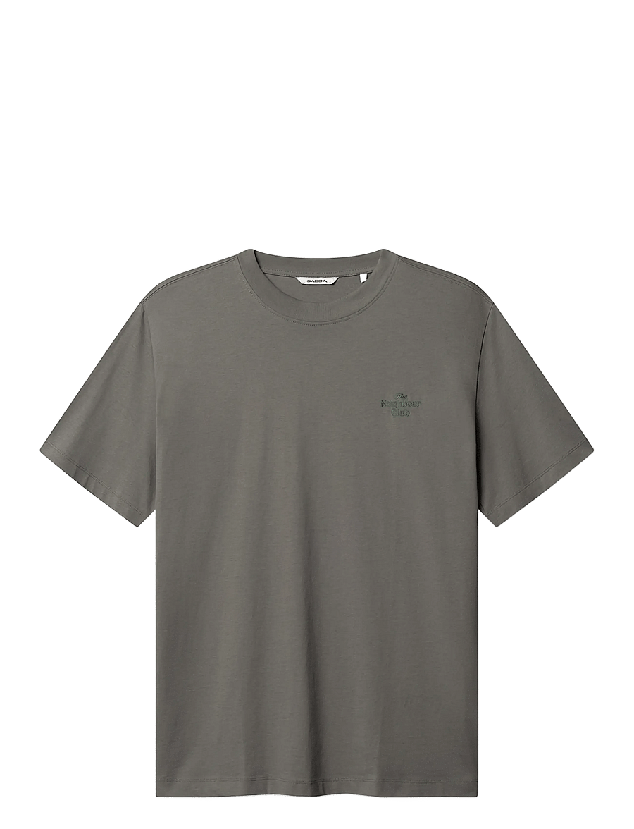 Gabba - GABnigel Boxy NBH SS T-shirt GOTS - kurzärmelige t-shirts - castor gray - 1