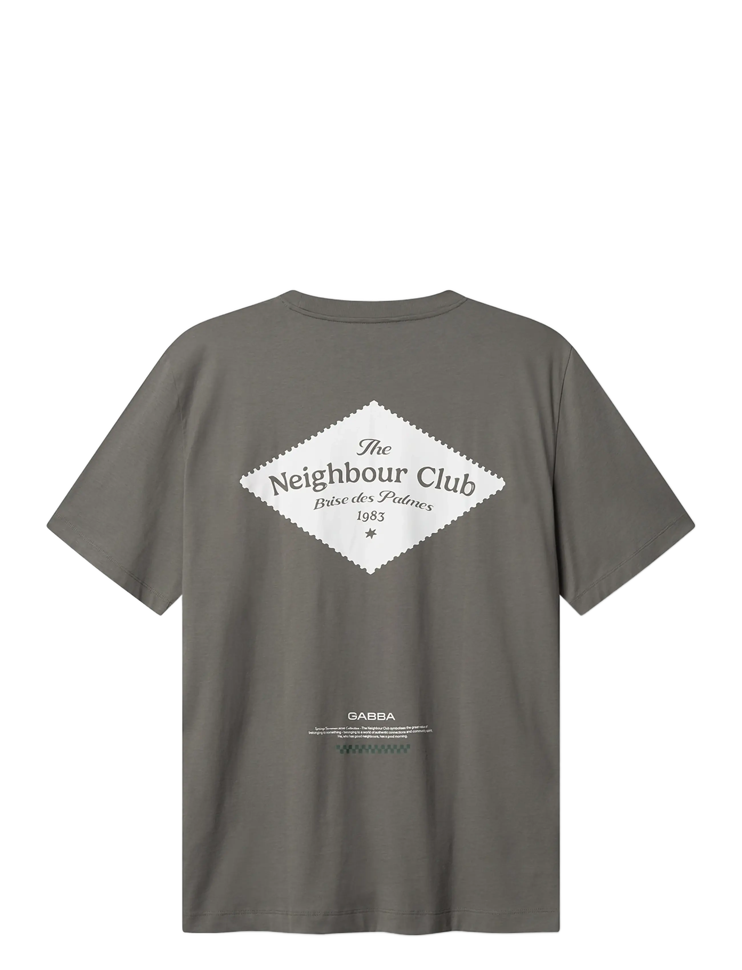 Gabba - GABnigel Boxy NBH SS T-shirt GOTS - kortærmede t-shirts - castor gray - 2