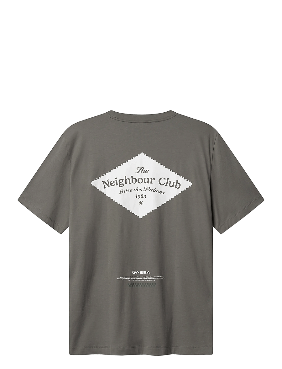Gabba - GABnigel Boxy NBH SS T-shirt GOTS - kurzärmelige t-shirts - castor gray - 2