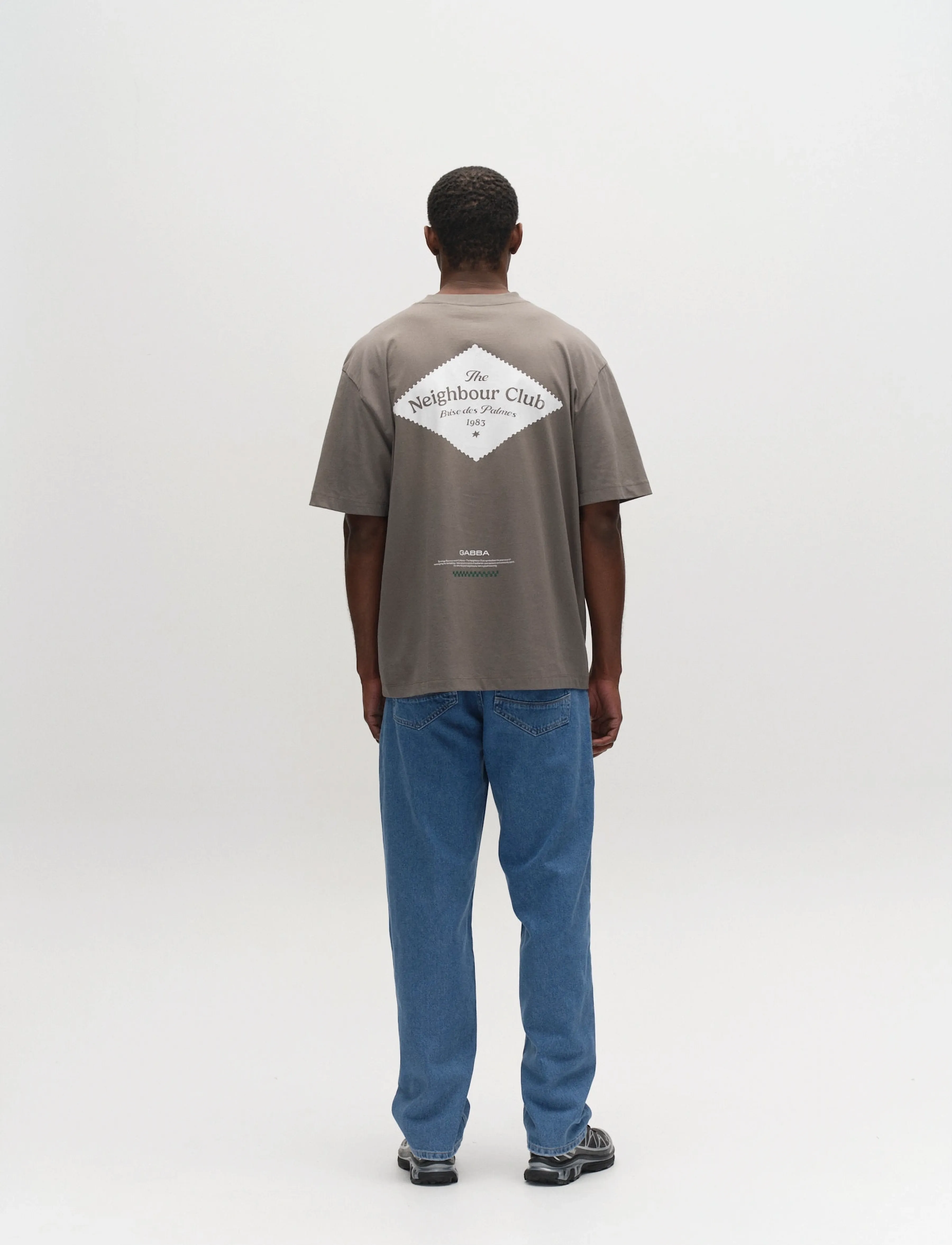 Gabba - GABnigel Boxy NBH SS T-shirt GOTS - kortærmede t-shirts - castor gray - 4