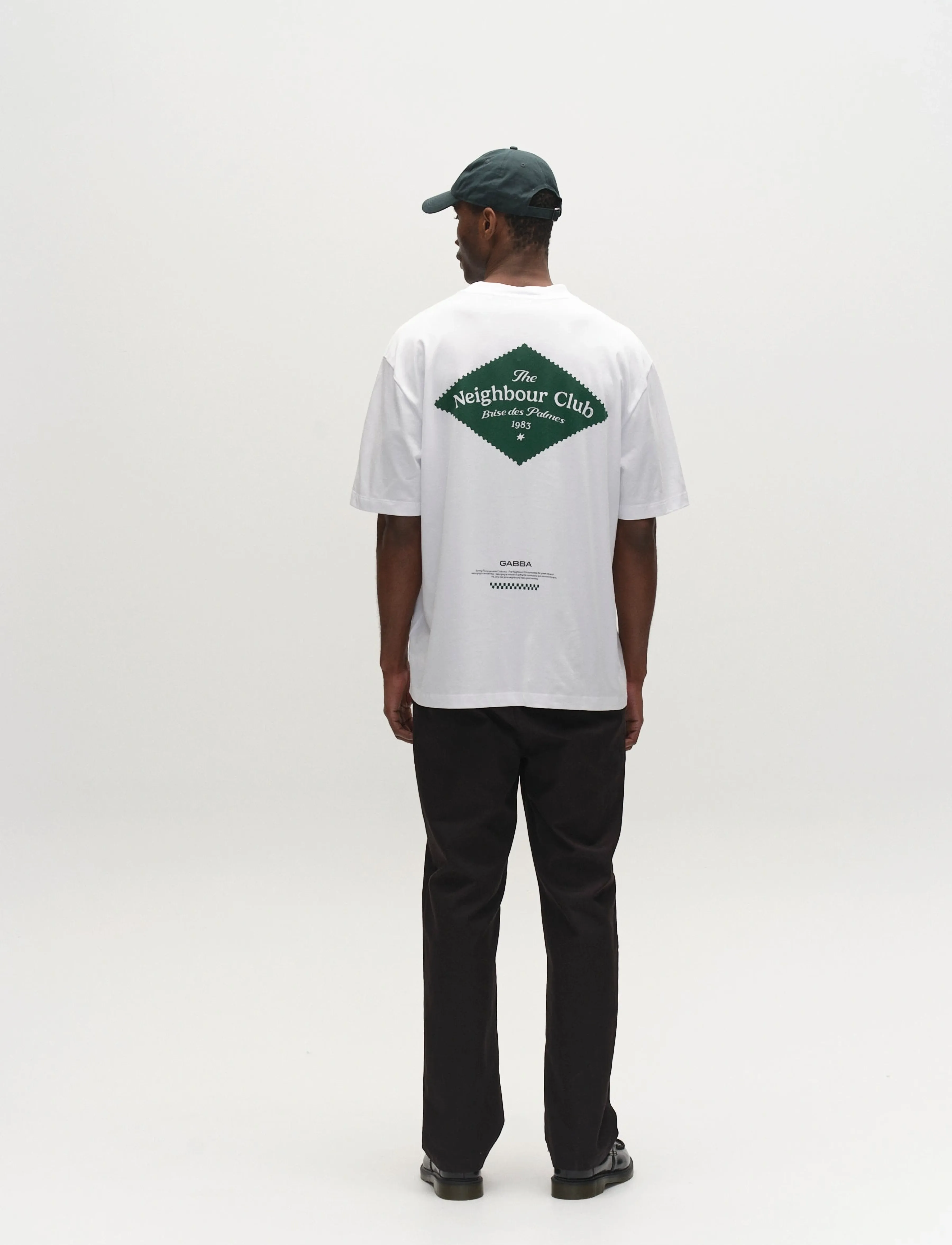 Gabba - GABnigel Boxy NBH SS T-shirt GOTS - stutterma bolir - white - 4