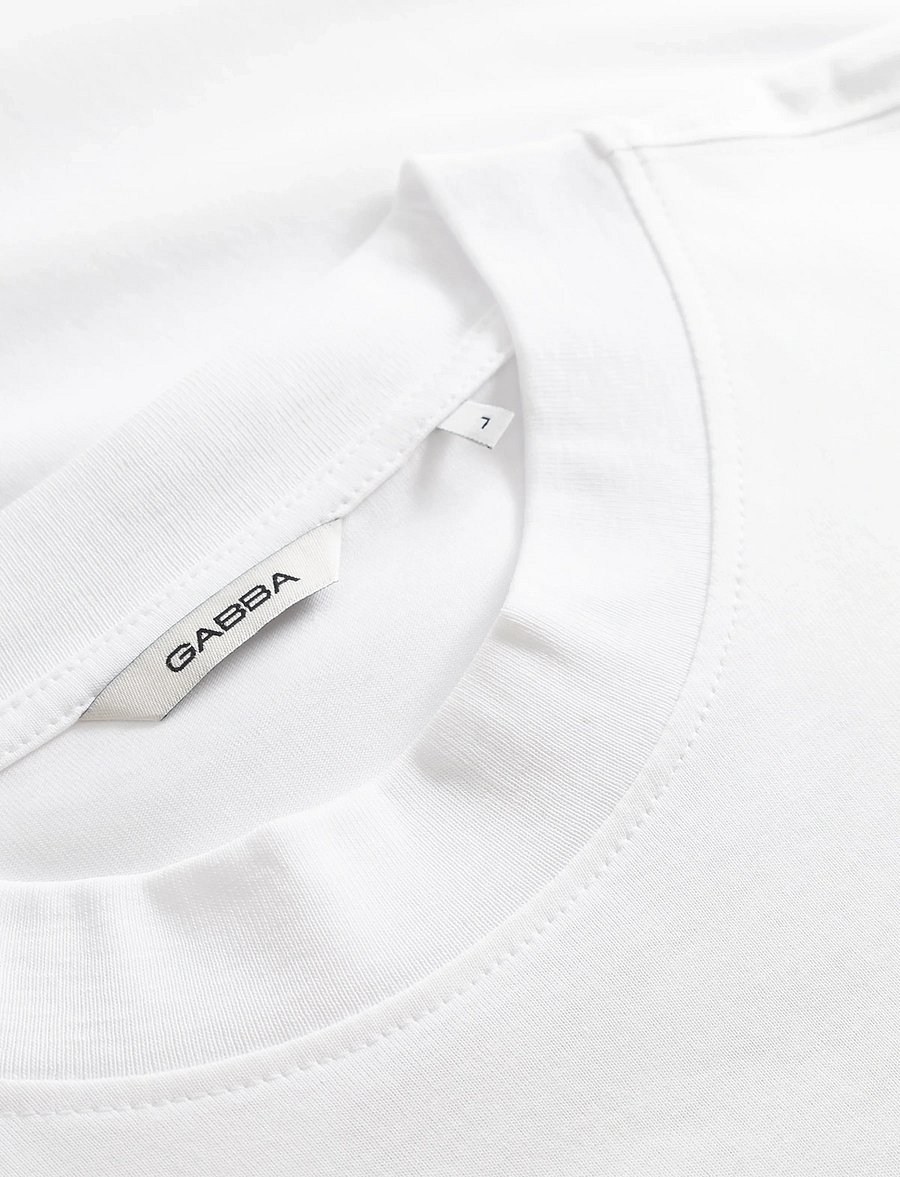 Gabba - GABnigel Boxy NBH SS T-shirt GOTS - kurzärmelig - white - 5