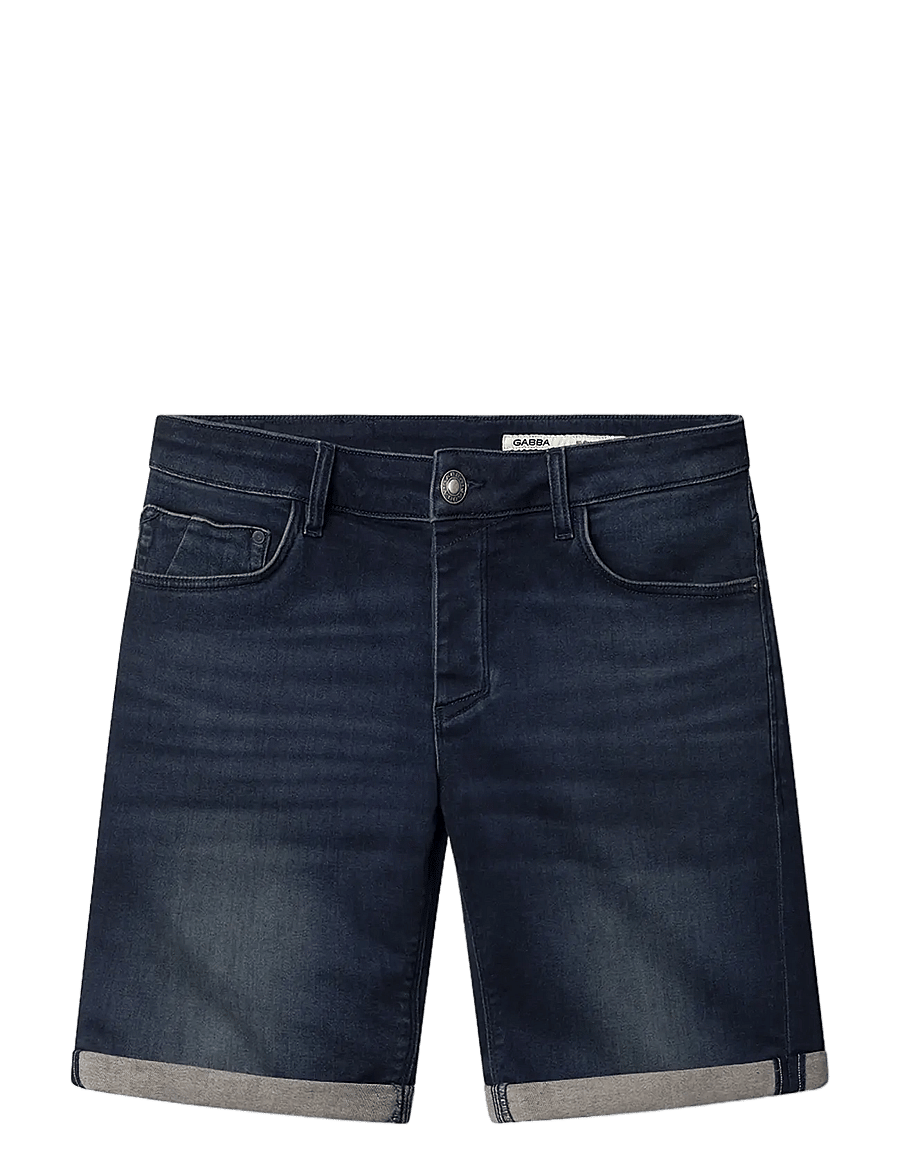 Gabba - GABjason K3787 SANZA Shorts - gallastuttbuxur - blue black - 1