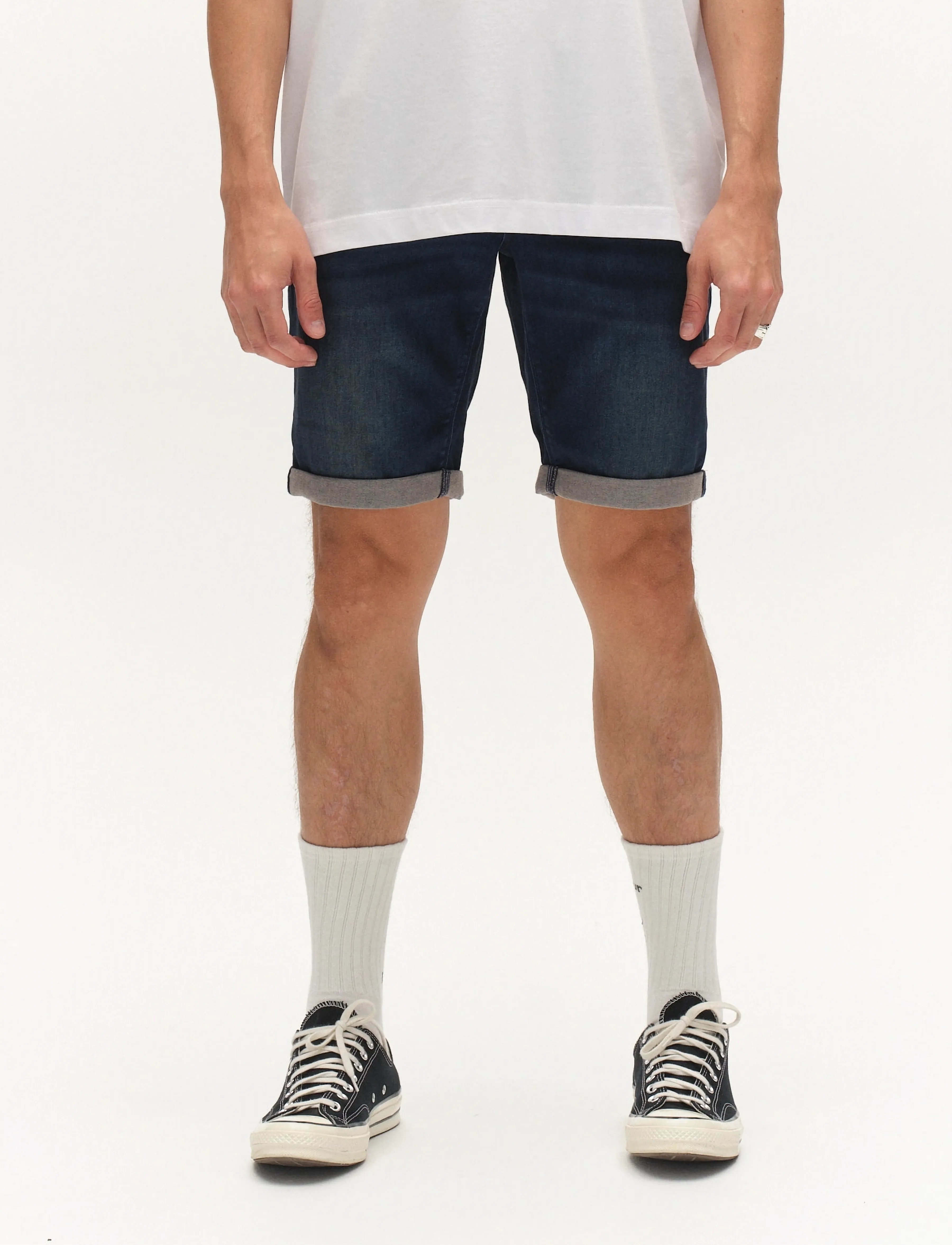 Gabba GABjason K3787 SANZA Shorts - Szorty - BLUE BLACK / navy