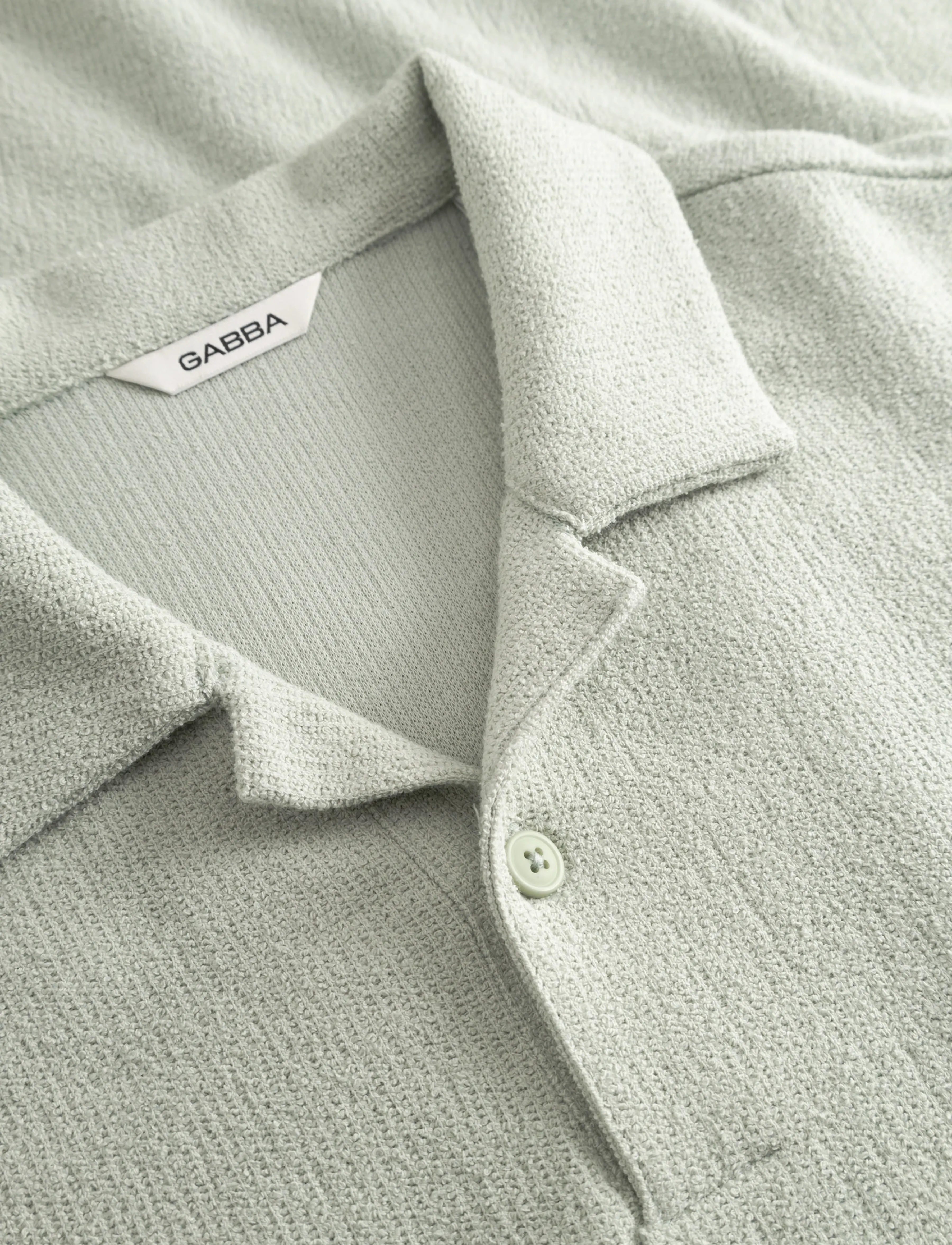 Gabba - GABlio Sku Towel T-Shirt - kortærmede poloer - mineral gray - 5