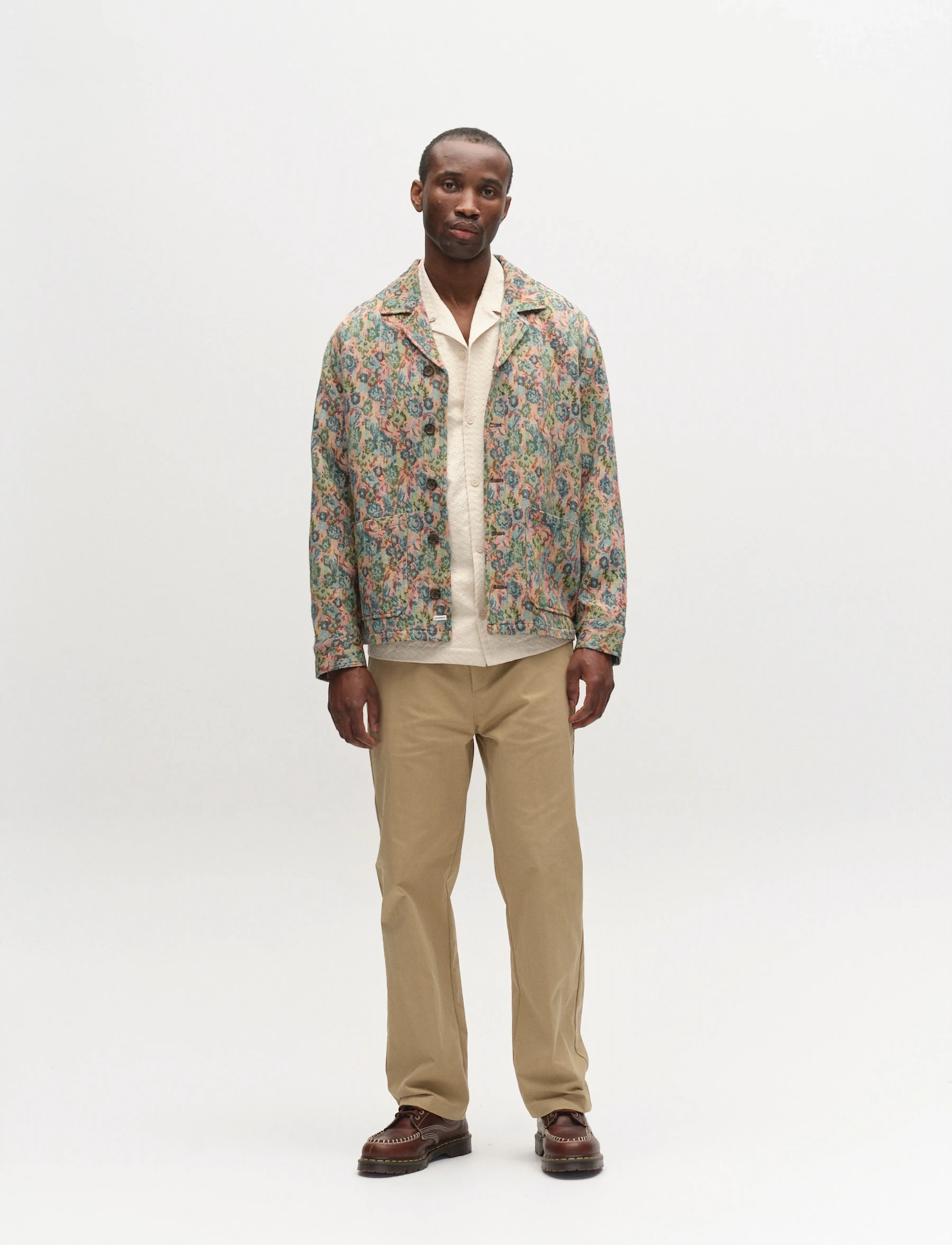 Gabba - GABaustin POKT Kscope LS Overshirt - abstract flowers - 3