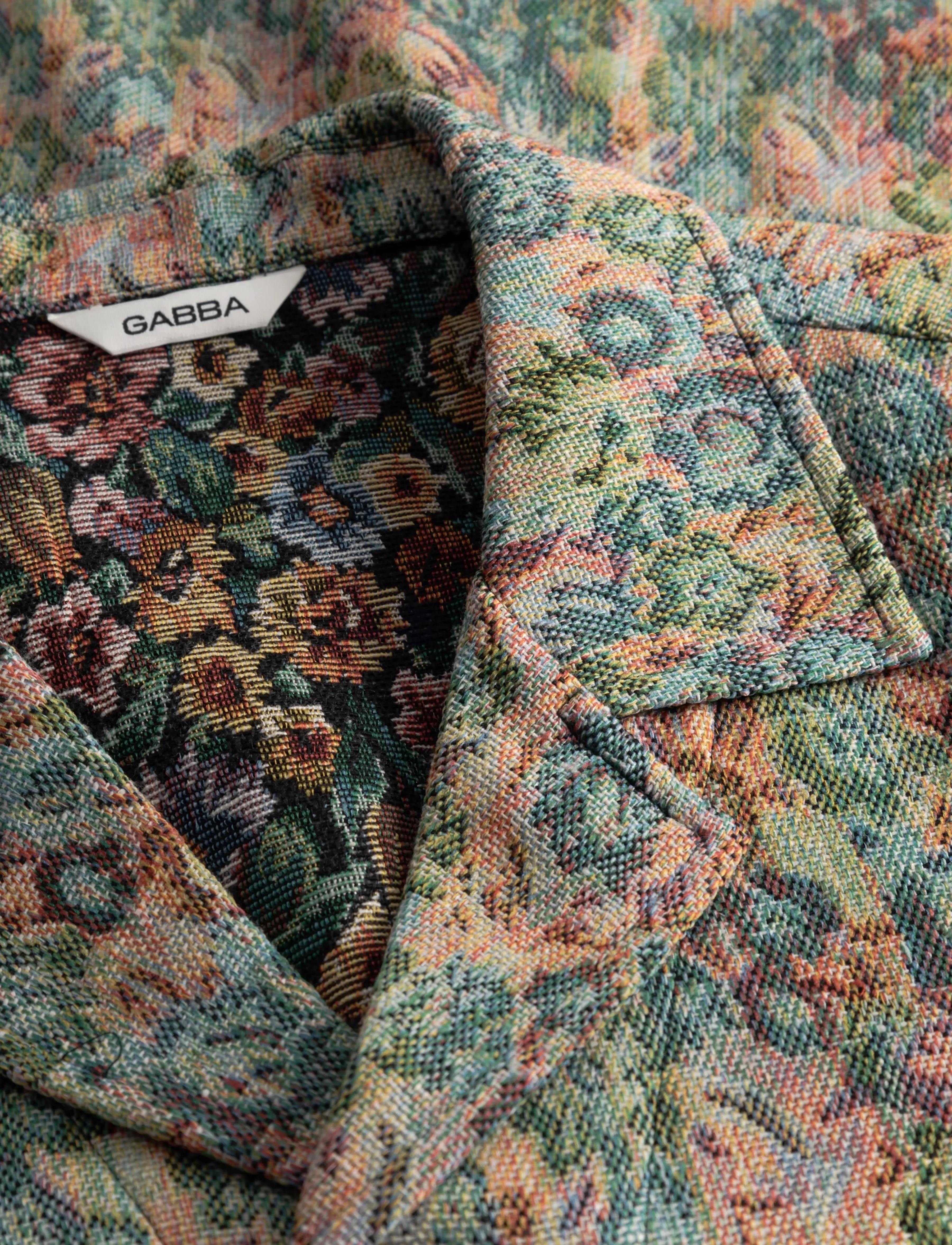Gabba - GABaustin POKT Kscope LS Overshirt - abstract flowers - 5