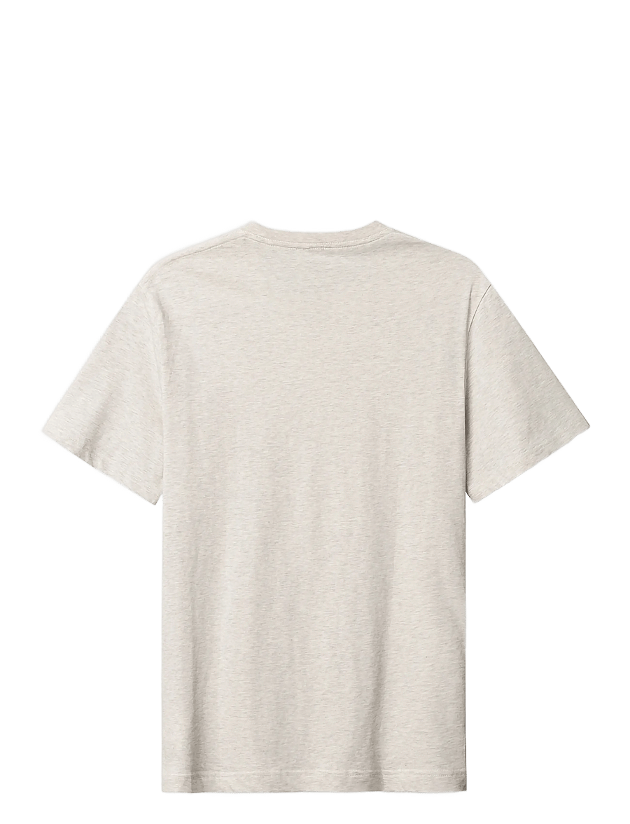 Gabba - GABdune Melange New SS T-Shirt - kortärmade t-shirts - lt. grey mel - 2