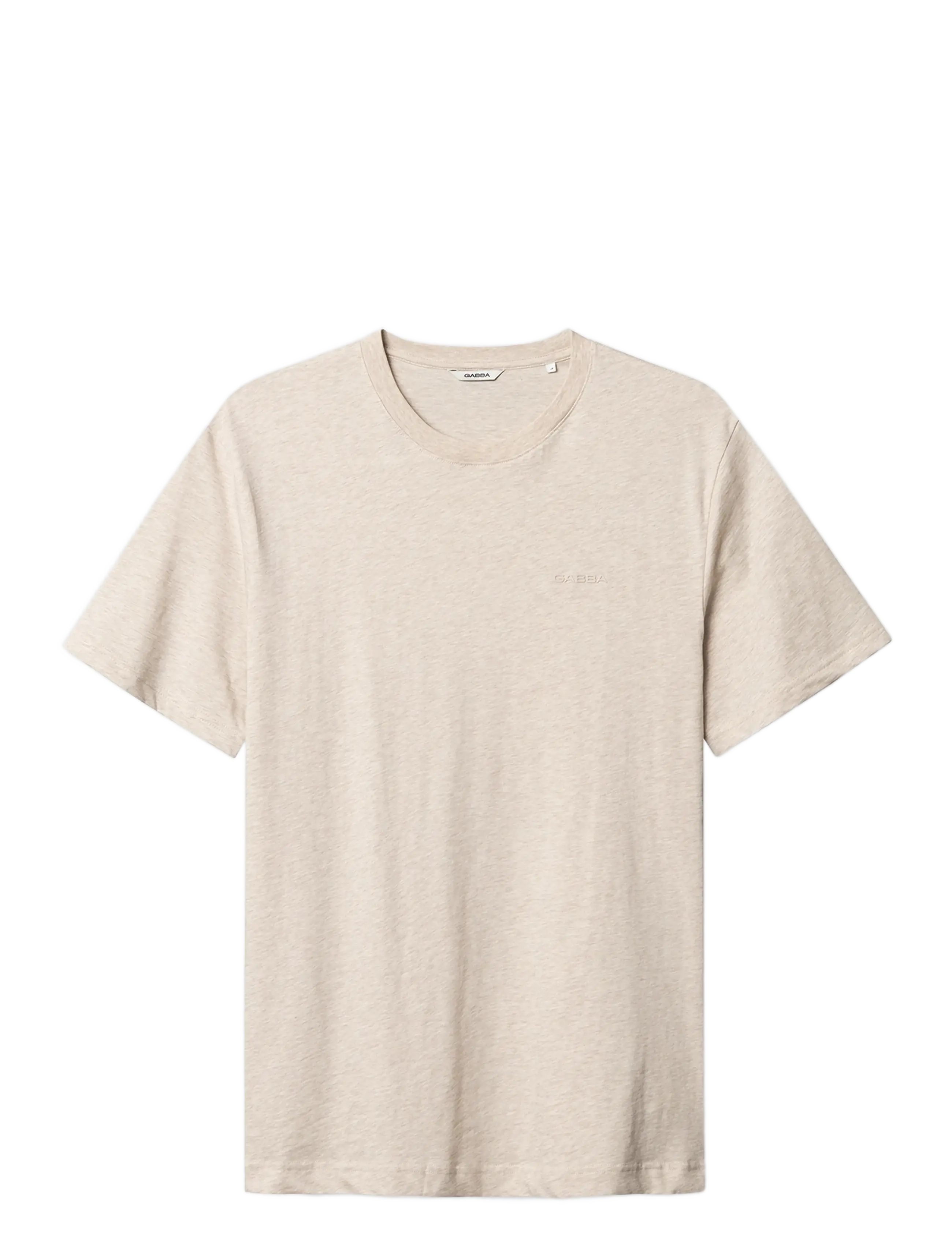 Gabba GABdune Melange New SS T-Shirt - T-shirts - SAND MEL. / beige