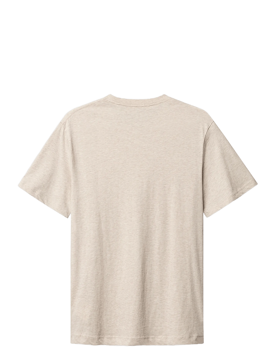 Gabba - GABdune Melange New SS T-Shirt - kortärmade t-shirts - sand mel. - 2