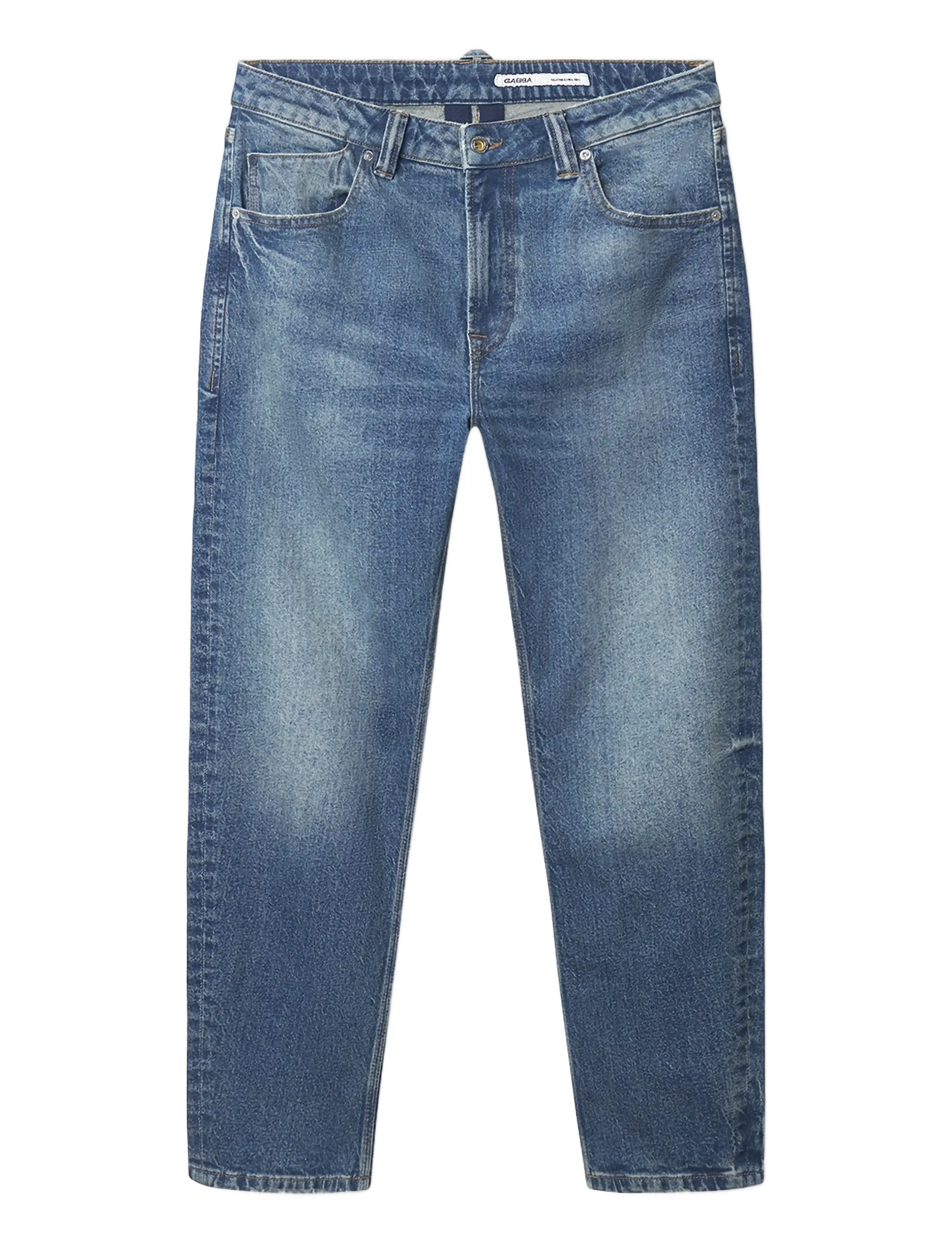 Gabba - GABcarl OskinV2 Jeans - suorat farkut - dark blue denim - 1