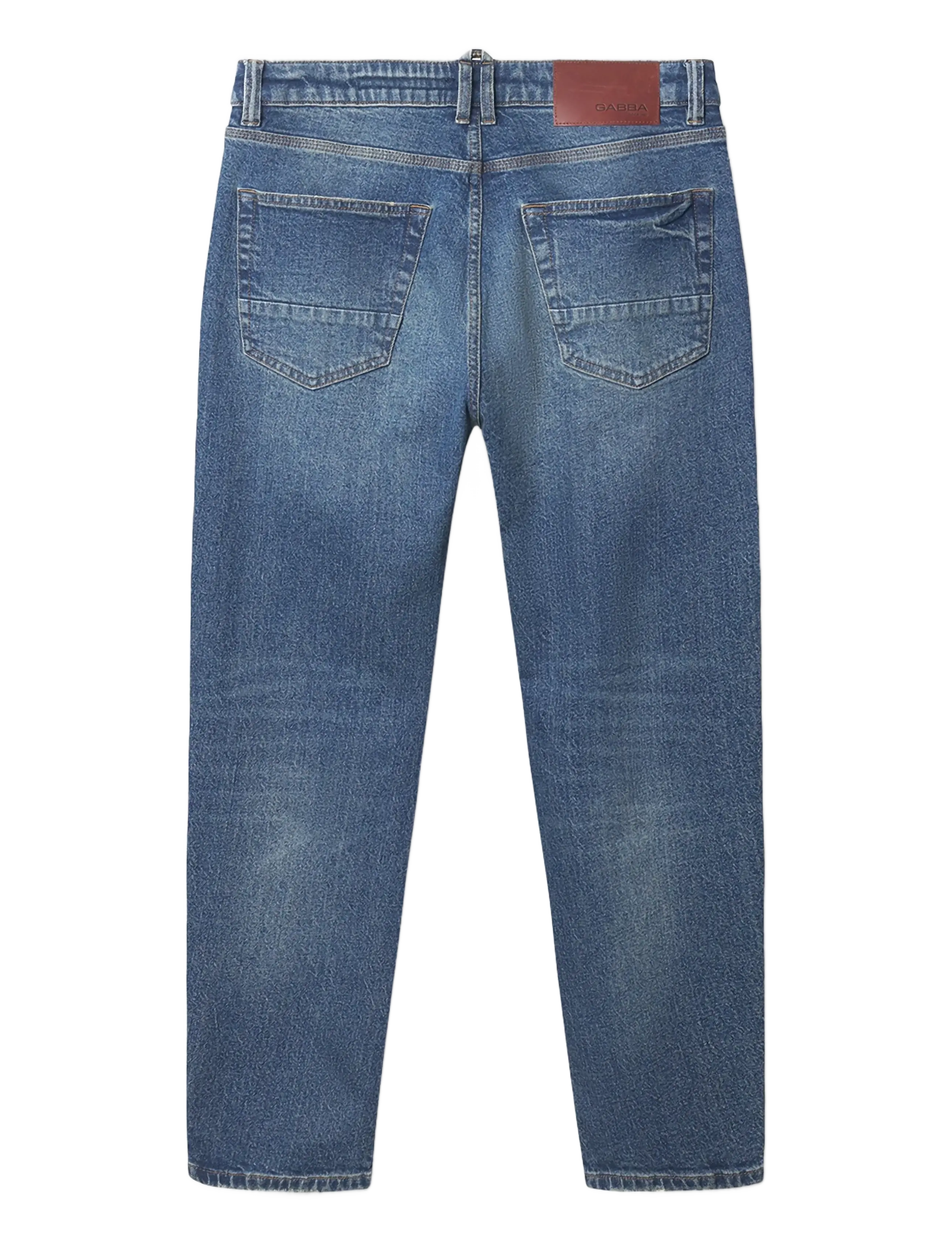 Gabba - GABcarl OskinV2 Jeans - suorat farkut - dark blue denim - 2