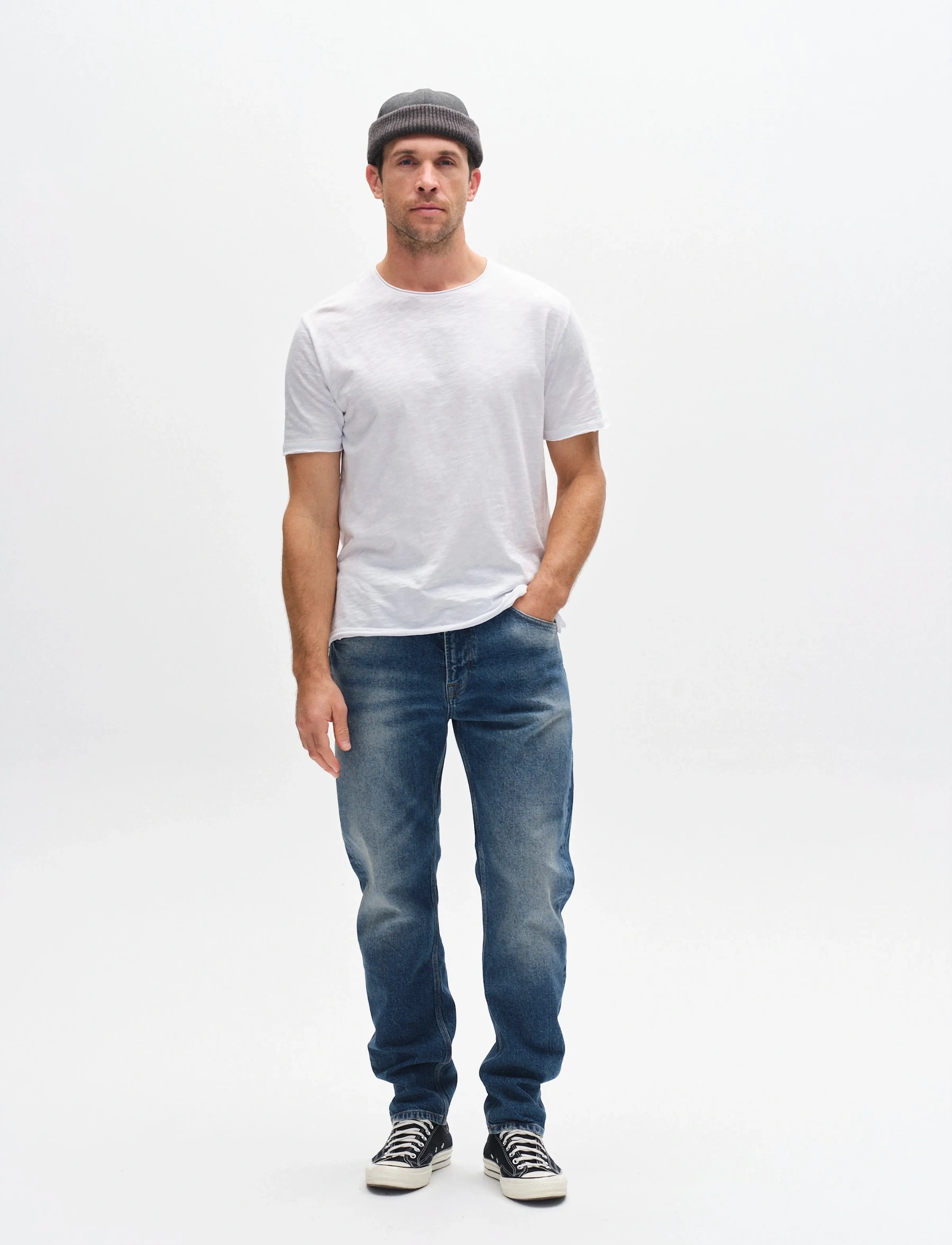 Gabba - GABcarl OskinV2 Jeans - suorat farkut - dark blue denim - 3