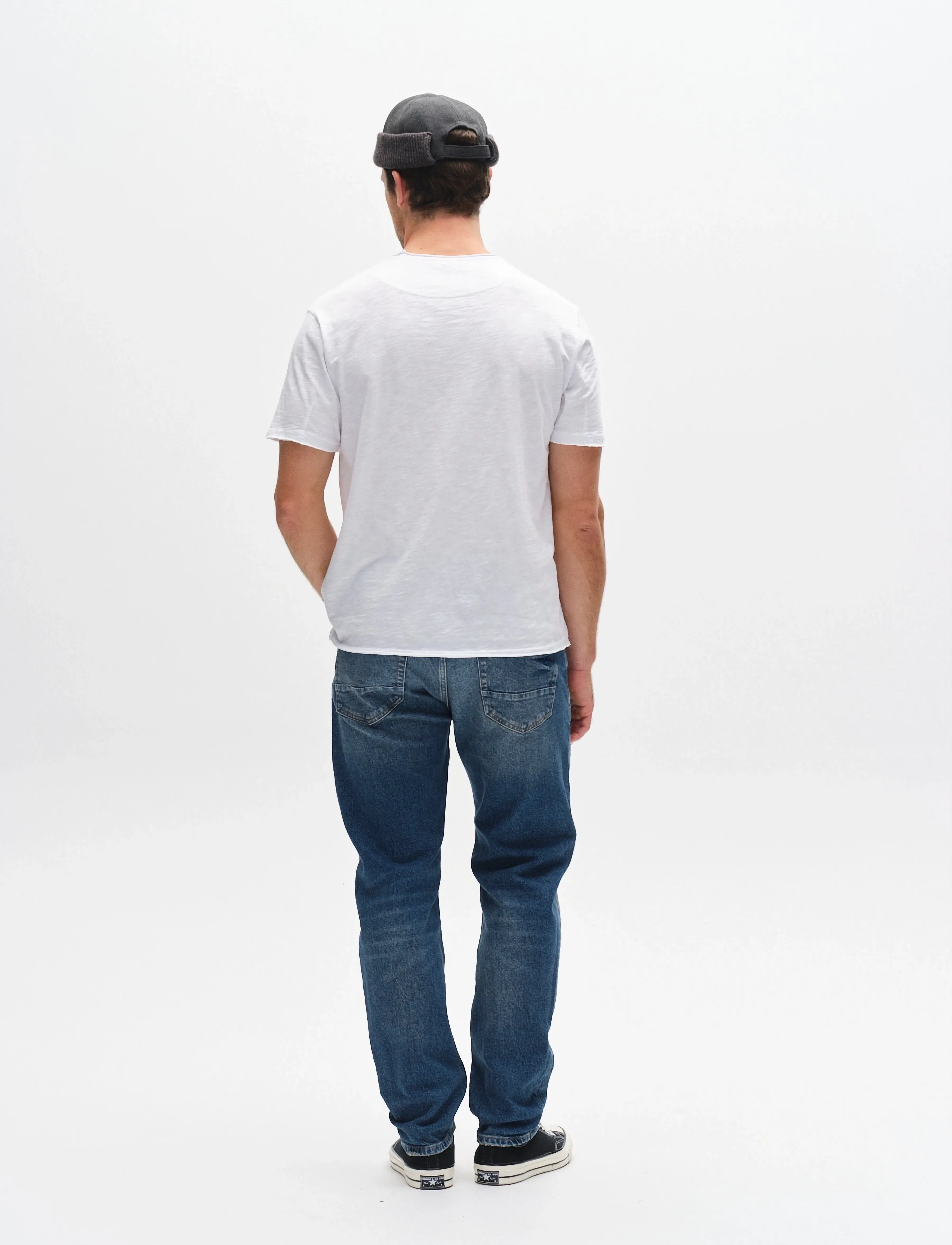 Gabba - GABcarl OskinV2 Jeans - suorat farkut - dark blue denim - 4