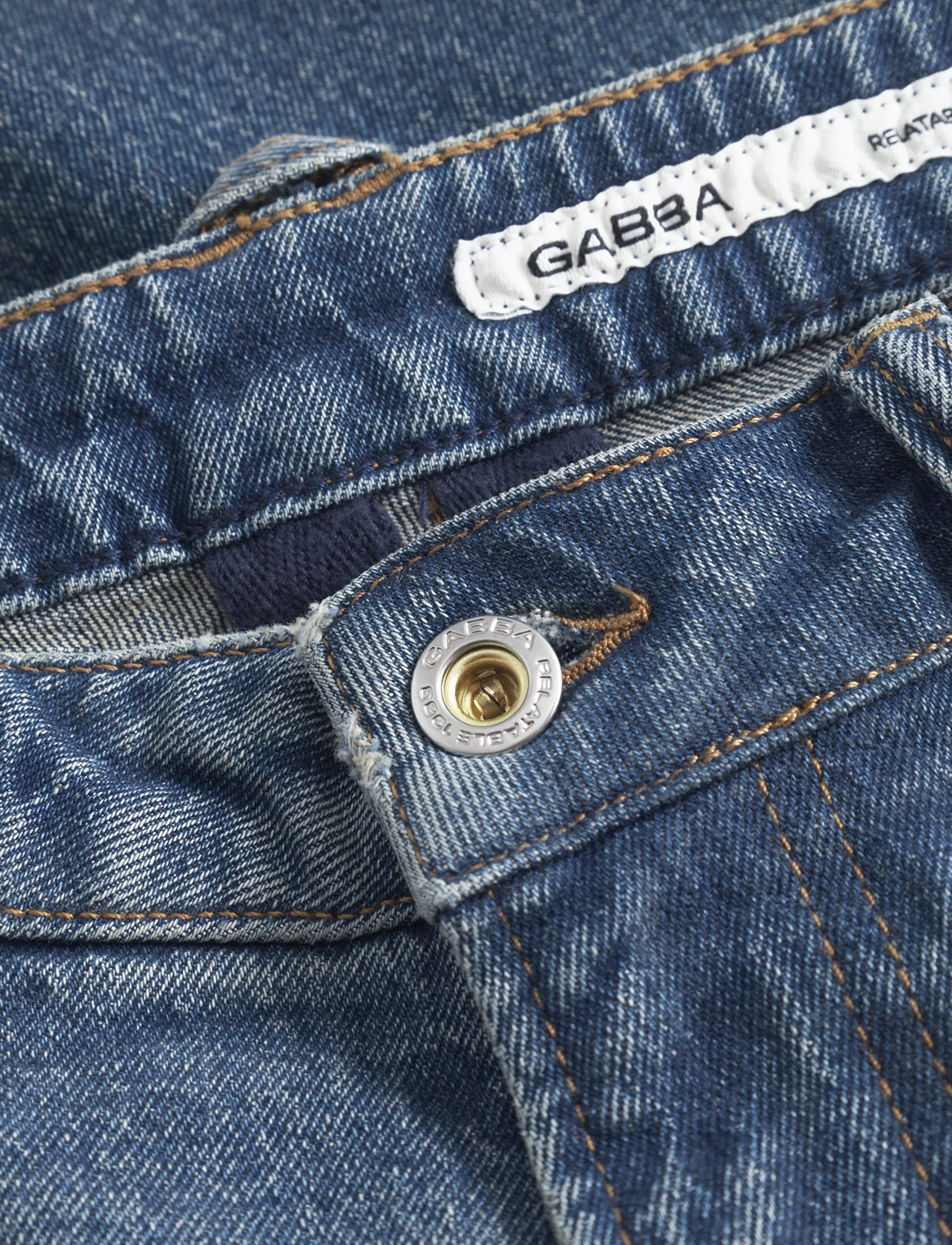 Gabba - GABcarl OskinV2 Jeans - bukser & jeans - dark blue denim - 5