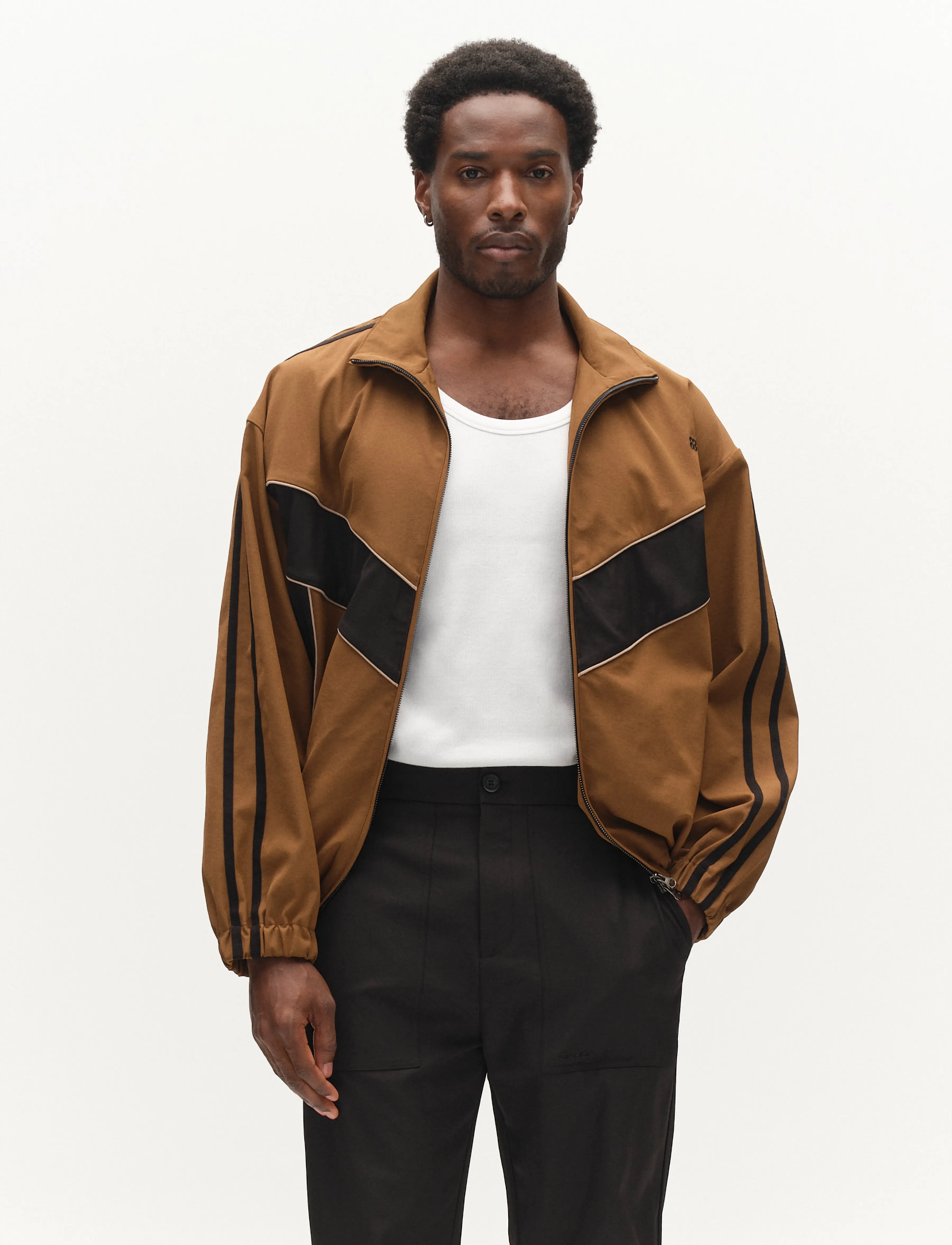 Gabba - GABtrack Nord Jacket - träningsoveraller - brown - 4