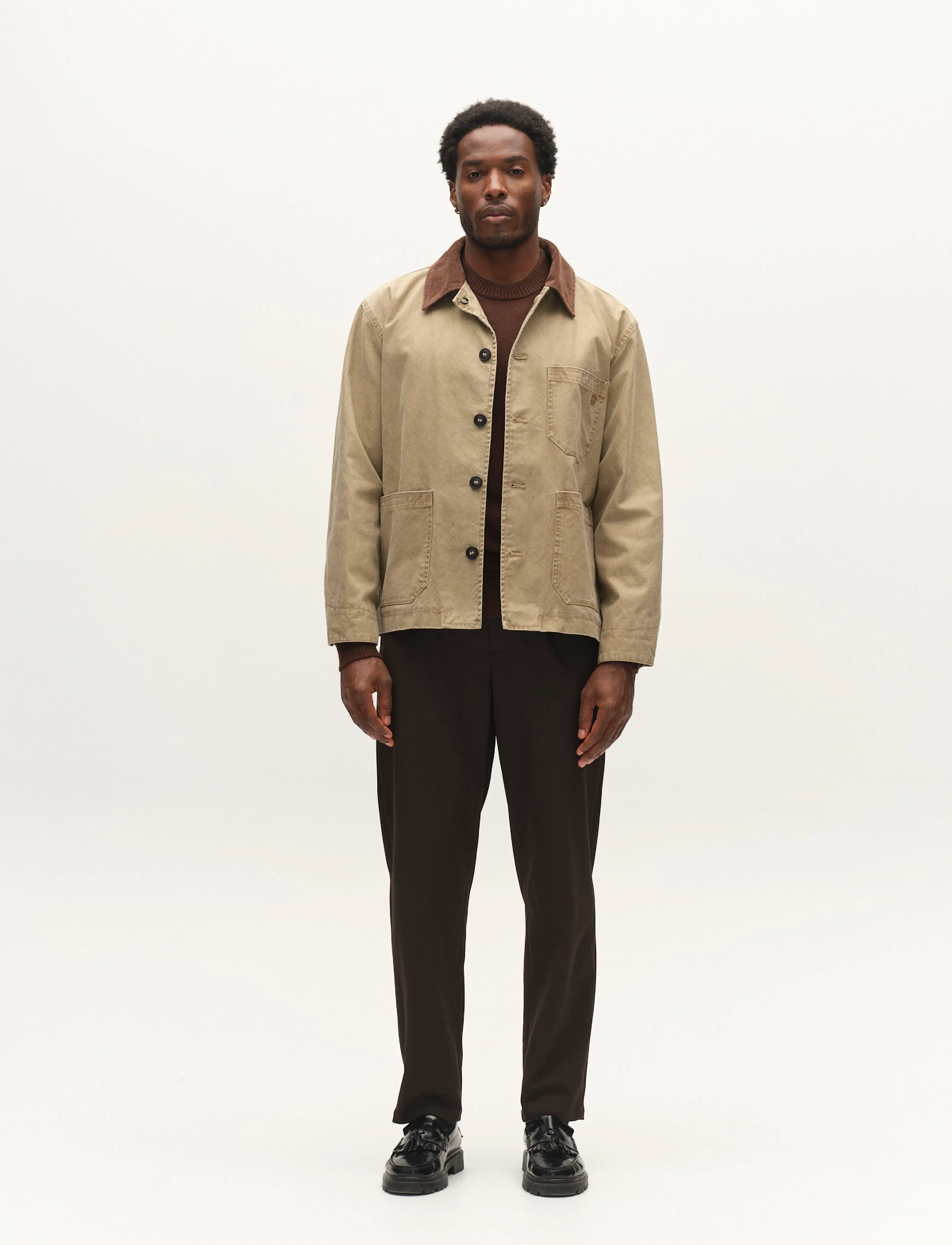 Gabba Gabotto Tela Outerwear, Herren, Arbeitsjacke, Beige, Gr.XL