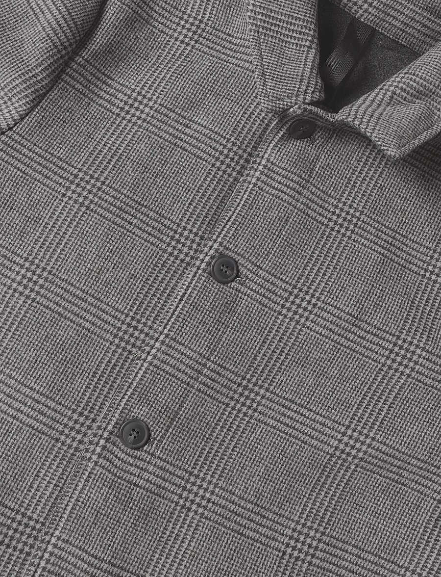 Gabba - GABowen Scacco Coat - talvejoped - grey check - 5