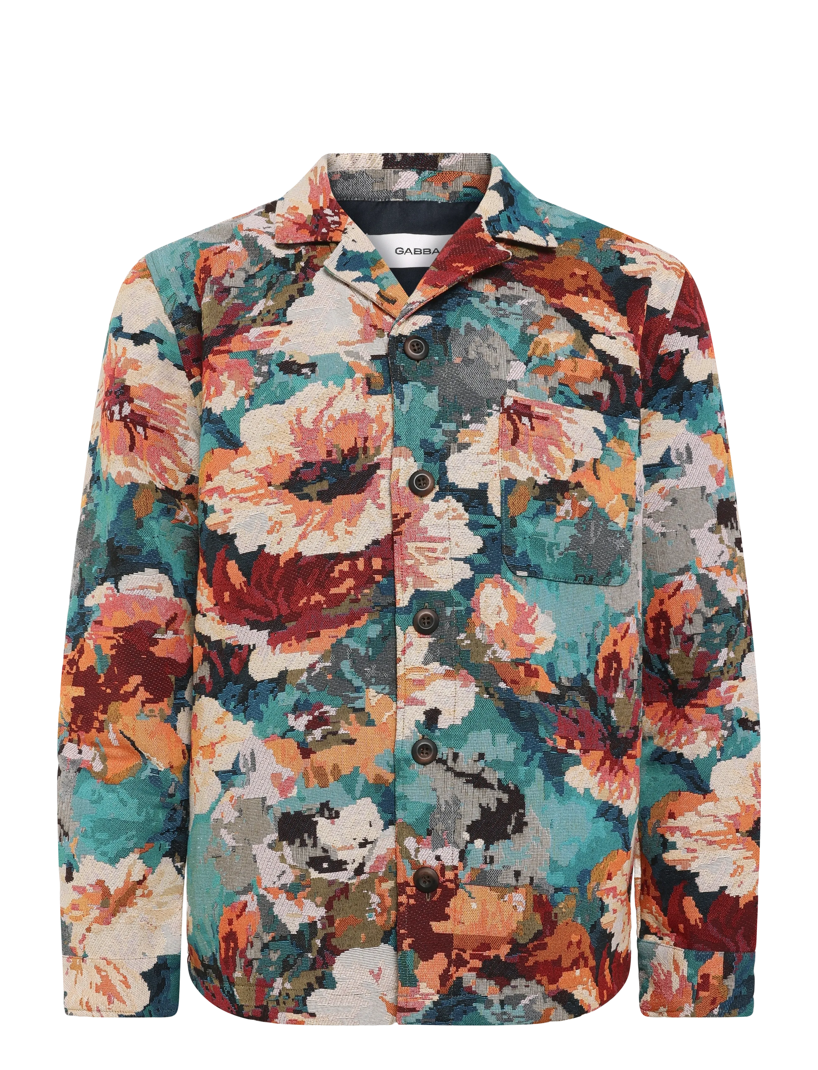 Gabba GABsimone Reso Fiore LS Overshirt - Kläder - MULTI PATTERN / multi