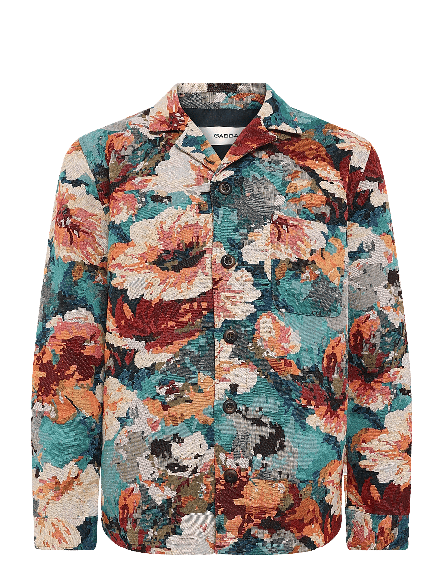Gabba - GABsimone Reso Fiore LS Overshirt - gemusterte hemden - multi pattern - 0