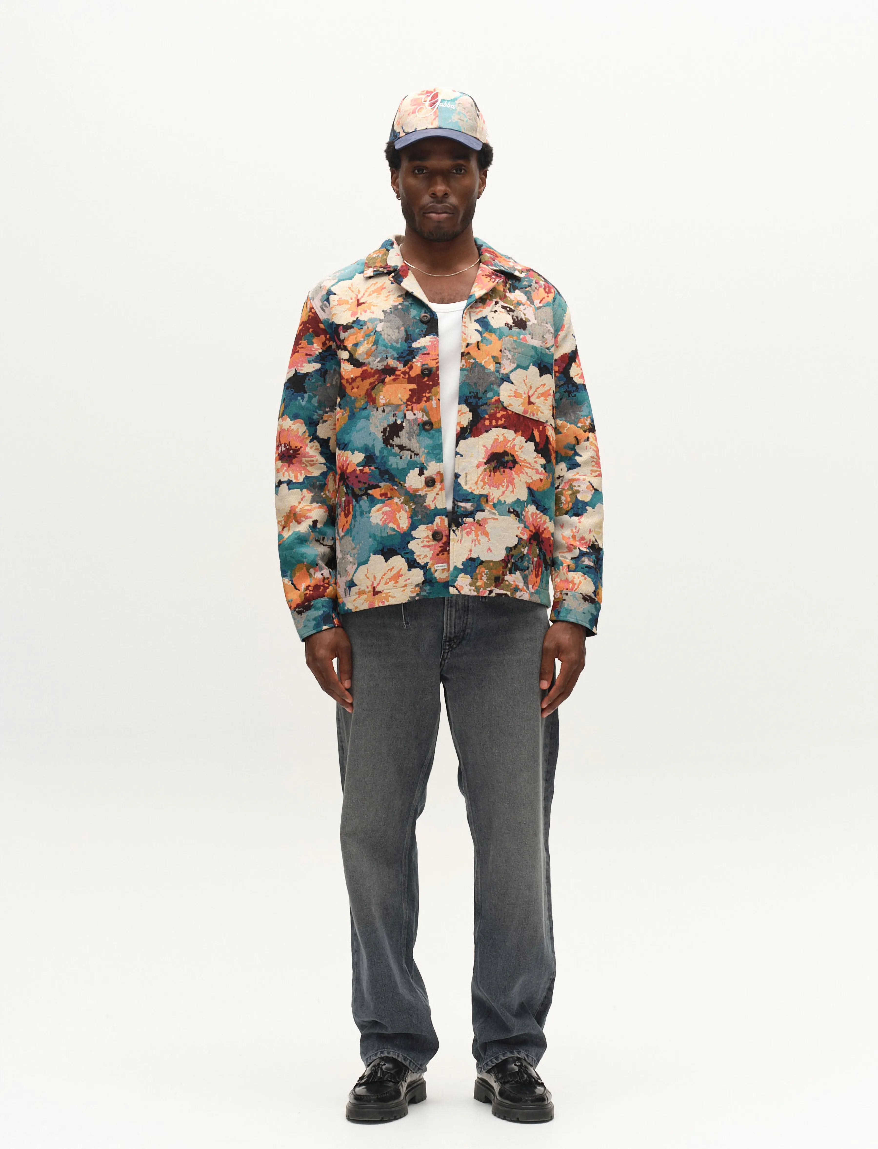 Gabba GABsimone Reso Fiore LS Overshirt - Overshirts - MULTI PATTERN / multi