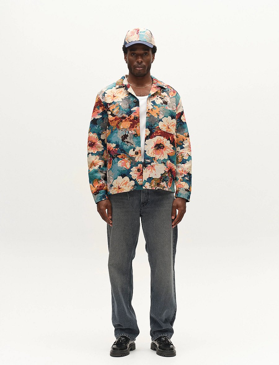 Gabba - GABsimone Reso Fiore LS Overshirt - mønstrede skjorter - multi pattern - 0