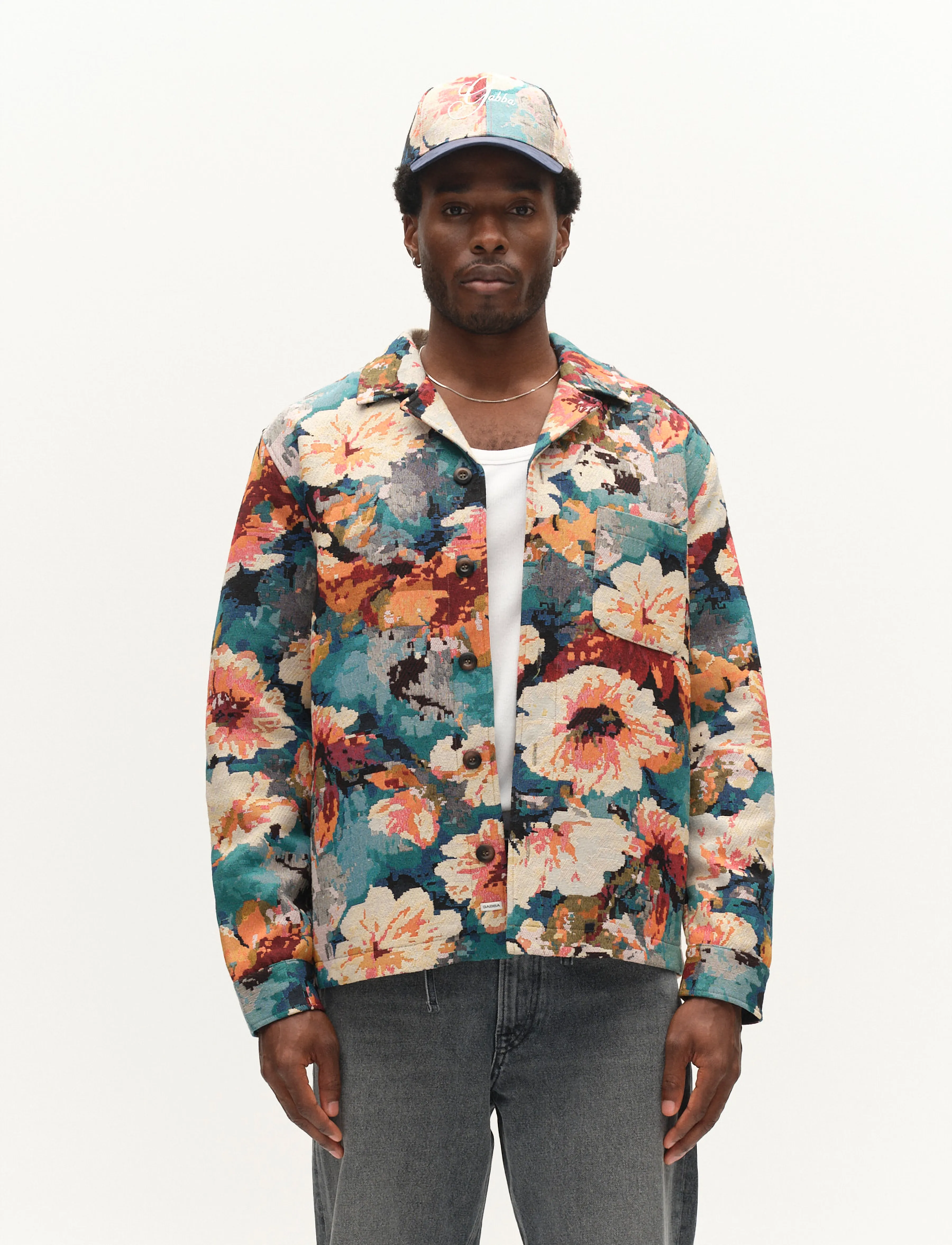Gabba - GABsimone Reso Fiore LS Overshirt - mønstrede skjorter - multi pattern - 4