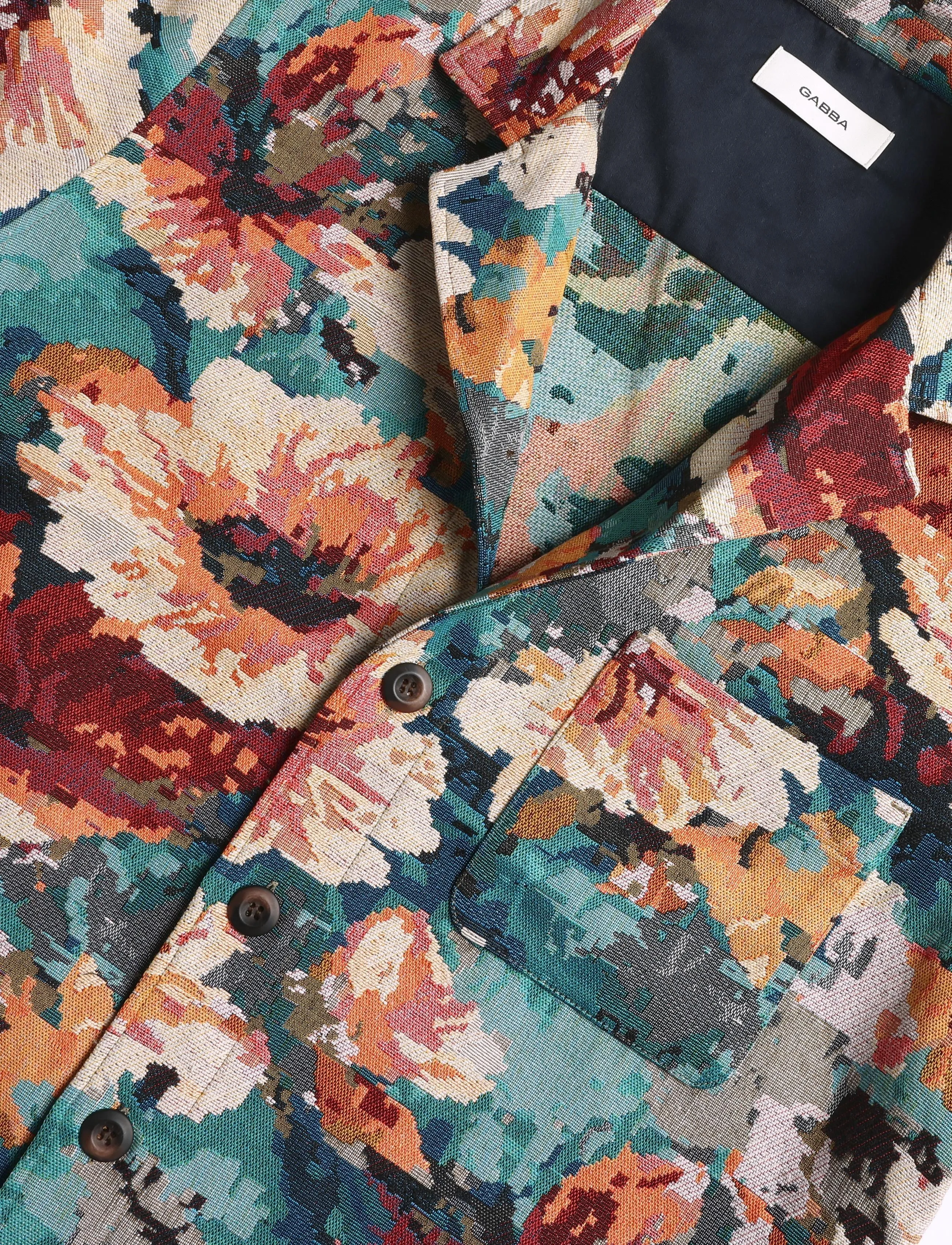 Gabba - GABsimone Reso Fiore LS Overshirt - multi pattern - 2